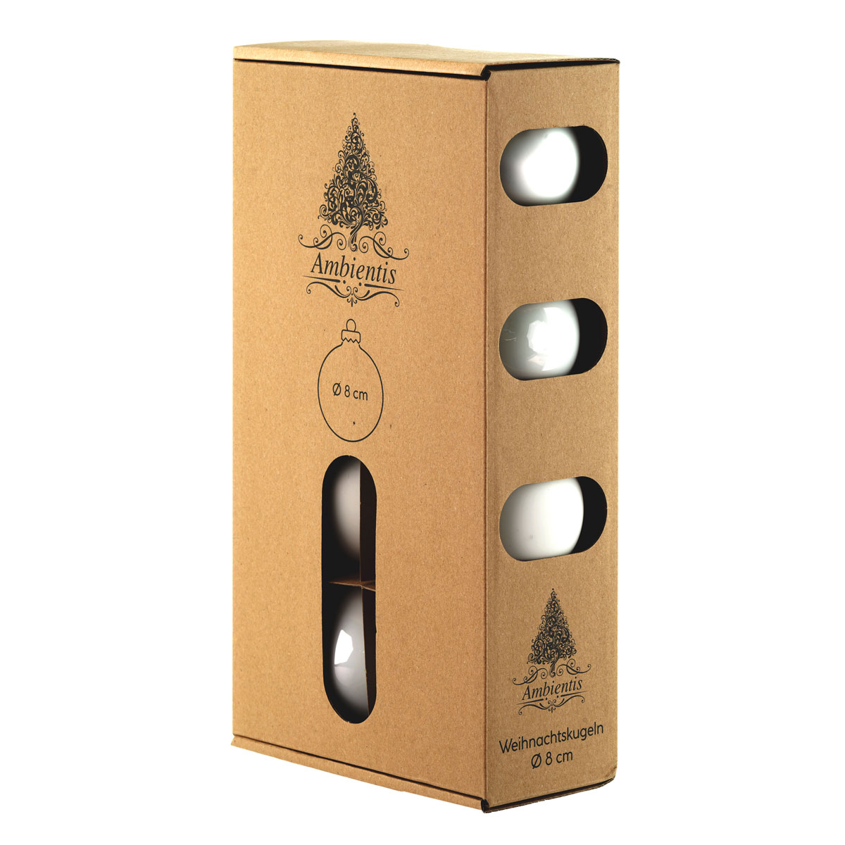 Ambientis Glaskugeln 8 cm weiss Mix Bild 2