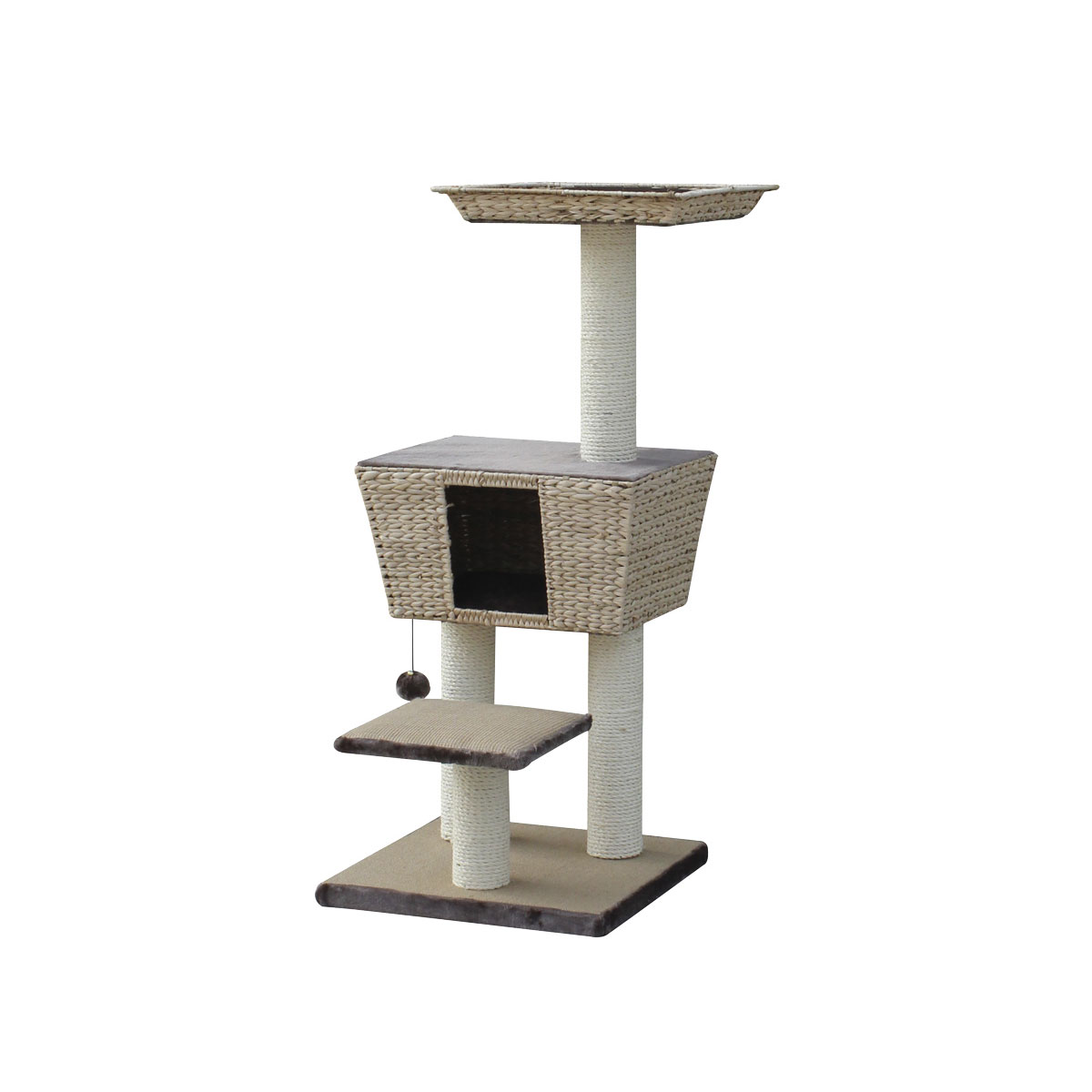 Nobby Kratzbaum Motega S 48 x 48 x 114 cm hellbraun