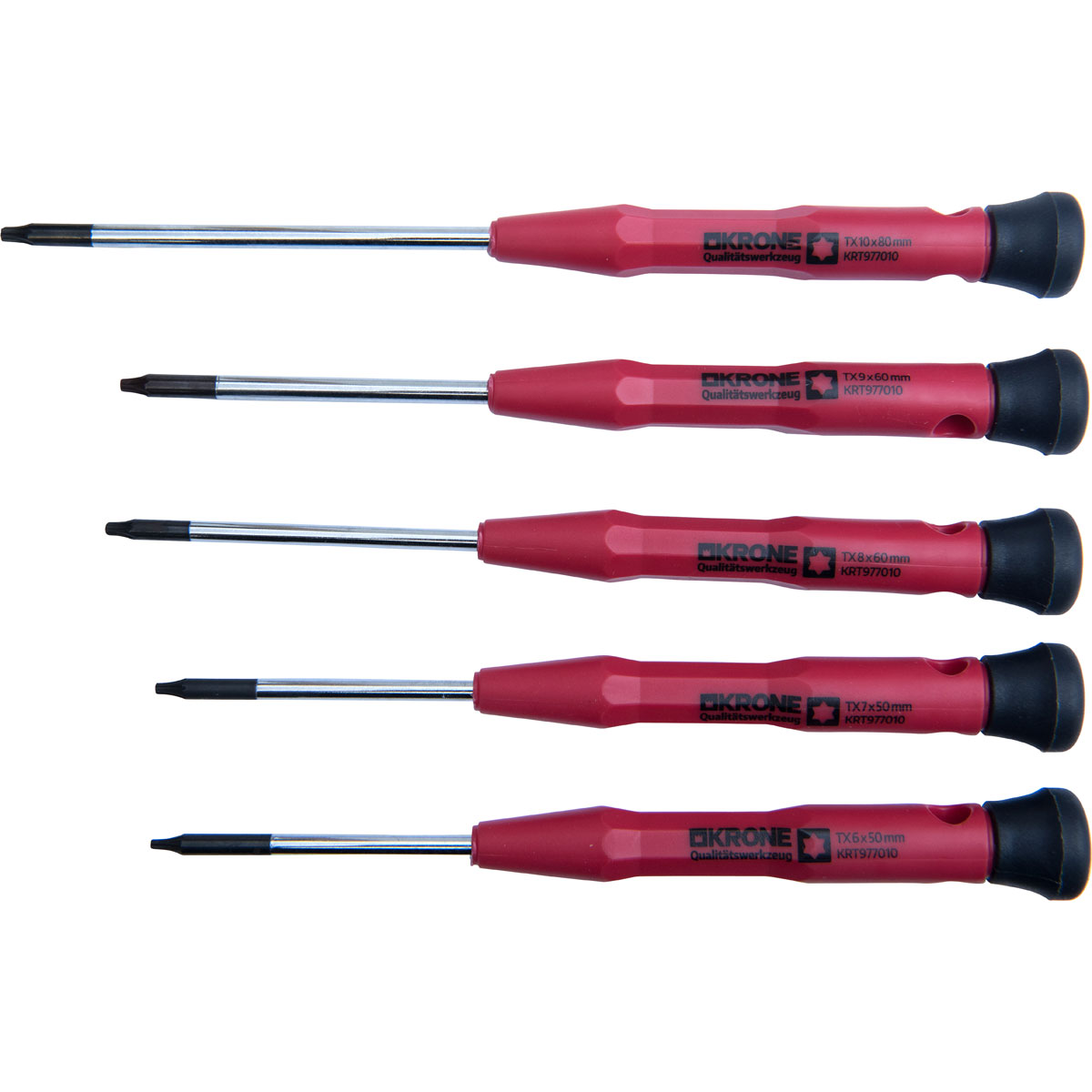 Krone Feinmechaniker-Schraubendreher-Satz Torx 5-teilig Krone Feinmechaniker-Schraubendreher-Satz Torx 5-teilig