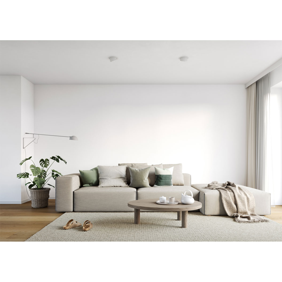 Alpina  Wandfarbe Silikat Wohnweiß 10 L Bild 2