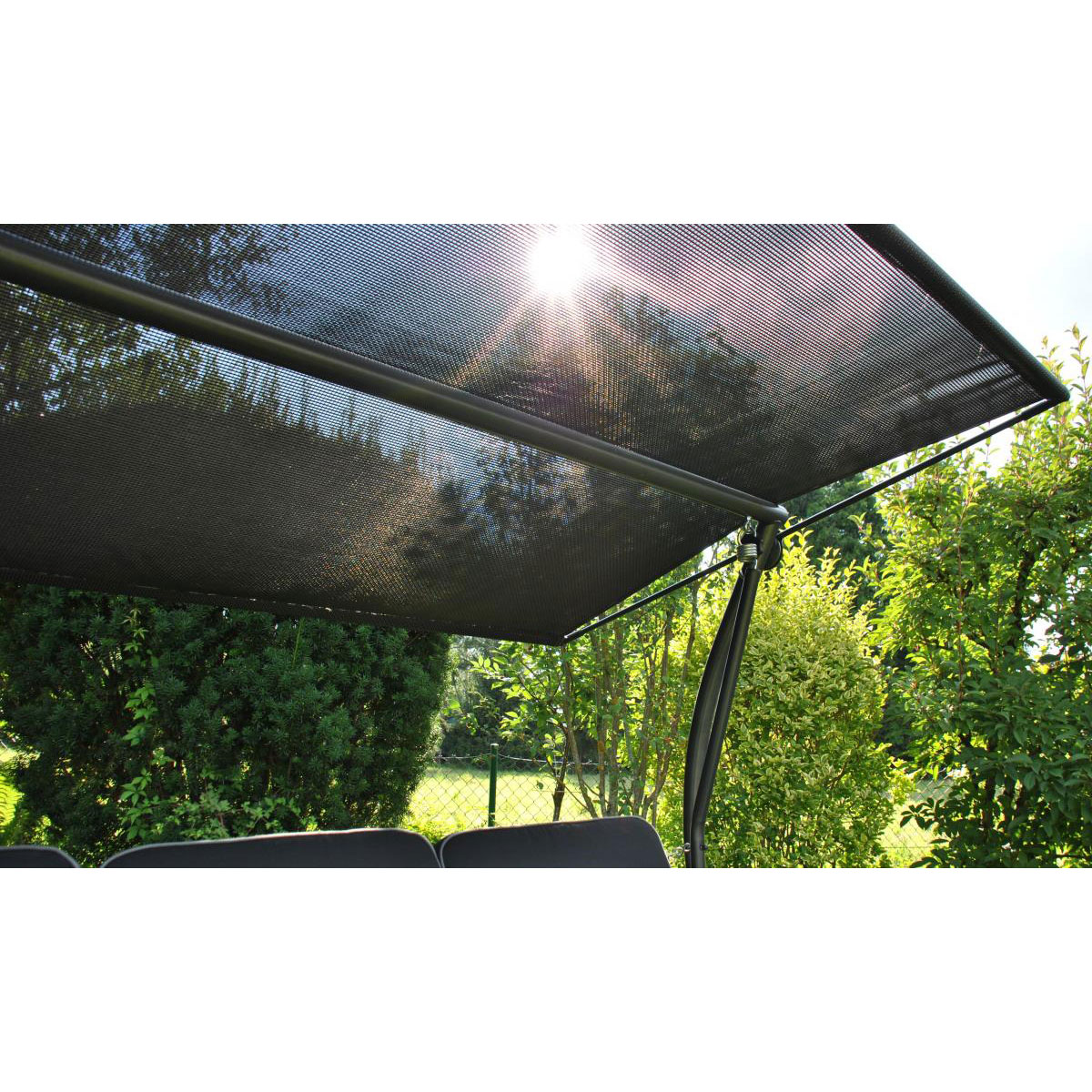 Angerer Freizeitmöbel GmbH Hollywoodschaukel 3-Sitzer Elegance Sun Grün Bild 3