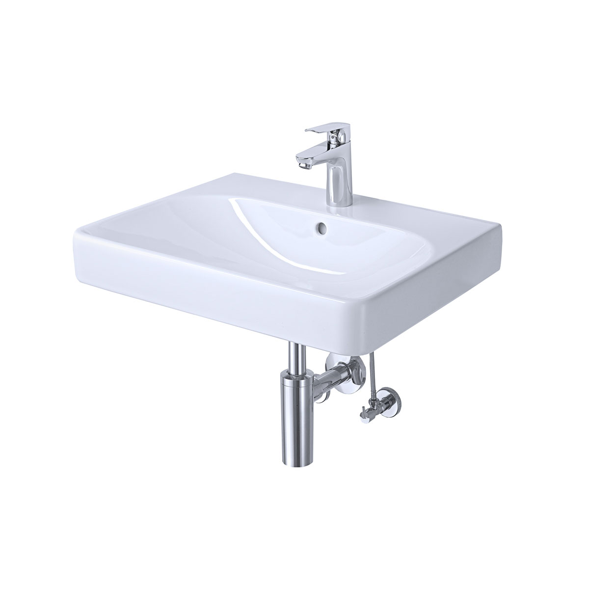 Geberit Waschtisch Smyle Square inkl Armatur 60 cm