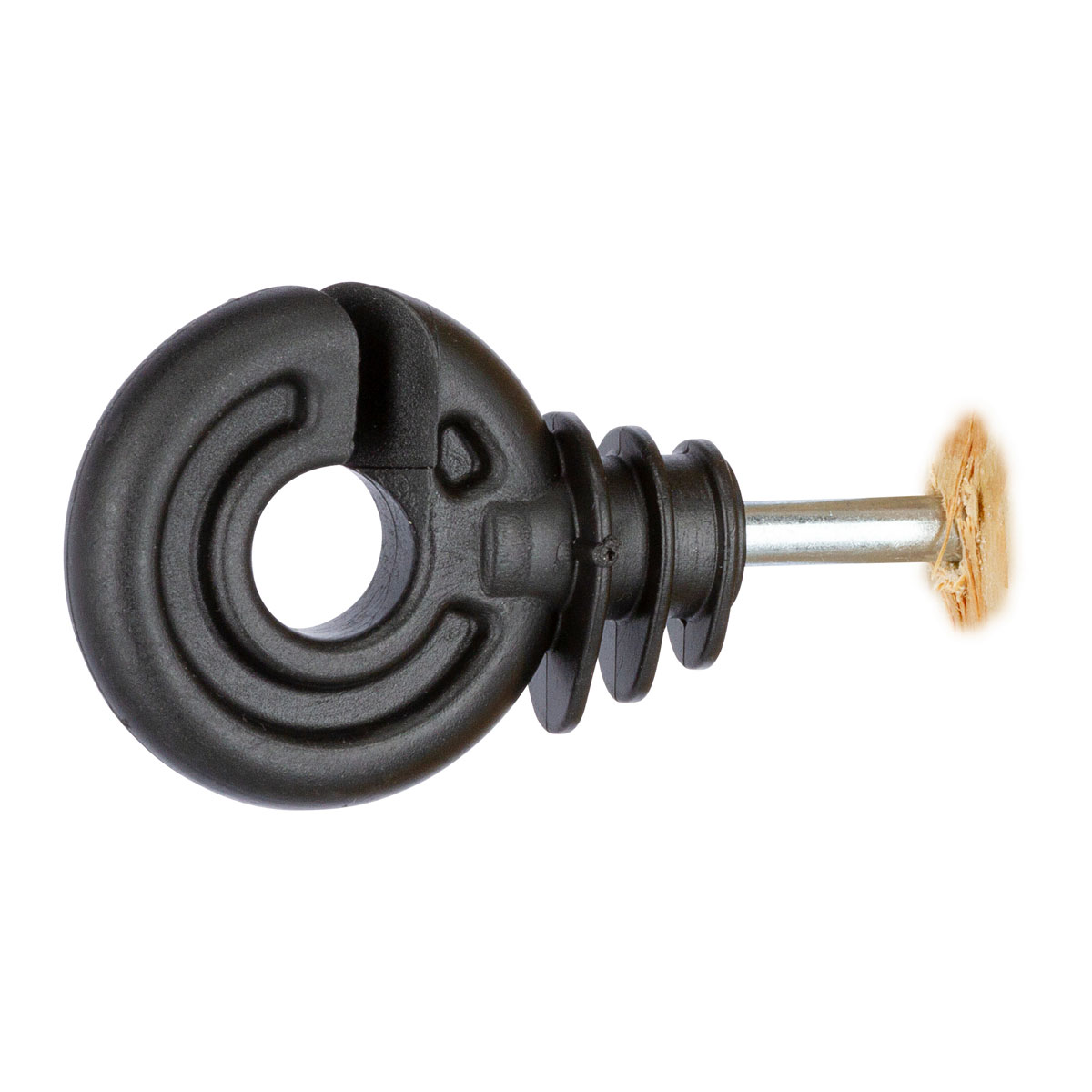Ringisolator Durchmesser 5 mm schwarz für 10 mm