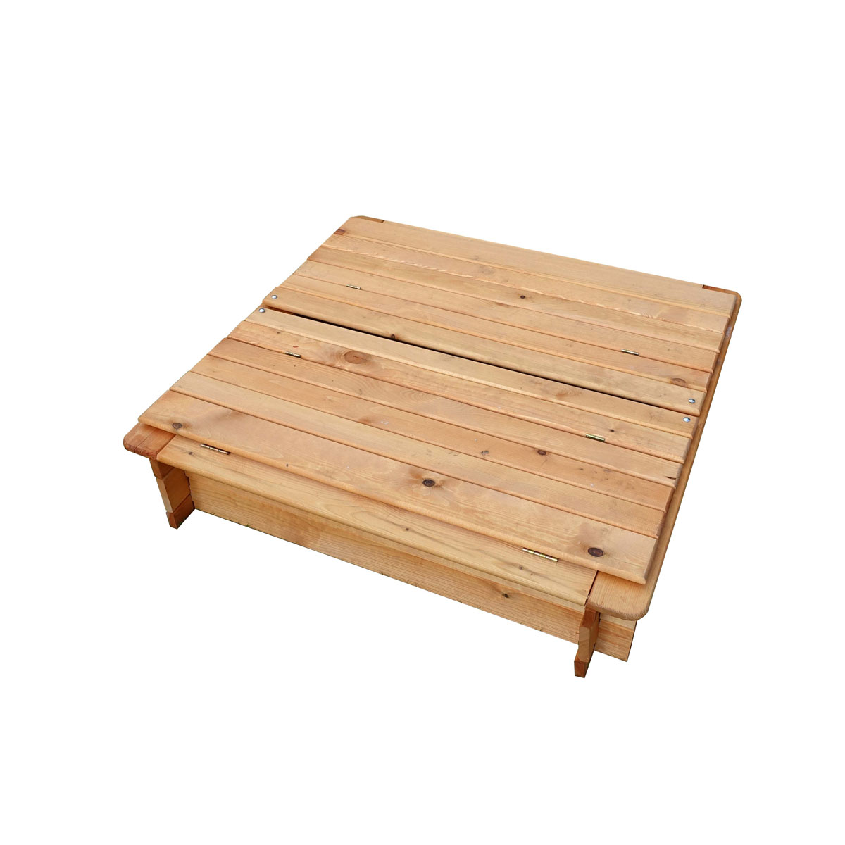 Promadino Sandkasten Donald 100 x 100 cm klappbare Abdeckung Bild 7