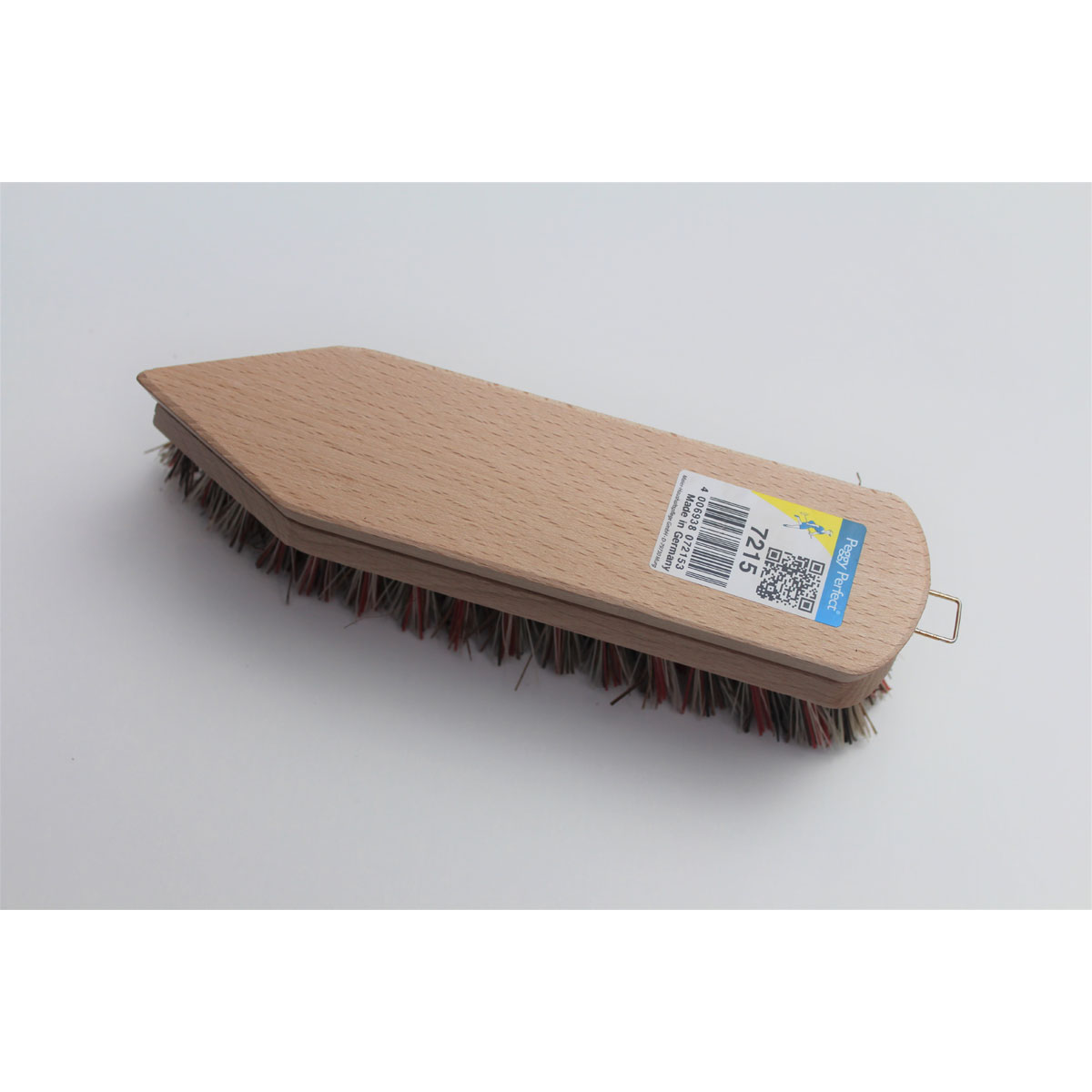 Peggy-Perfect Scheuerbürste Holz rote Mischborsten
