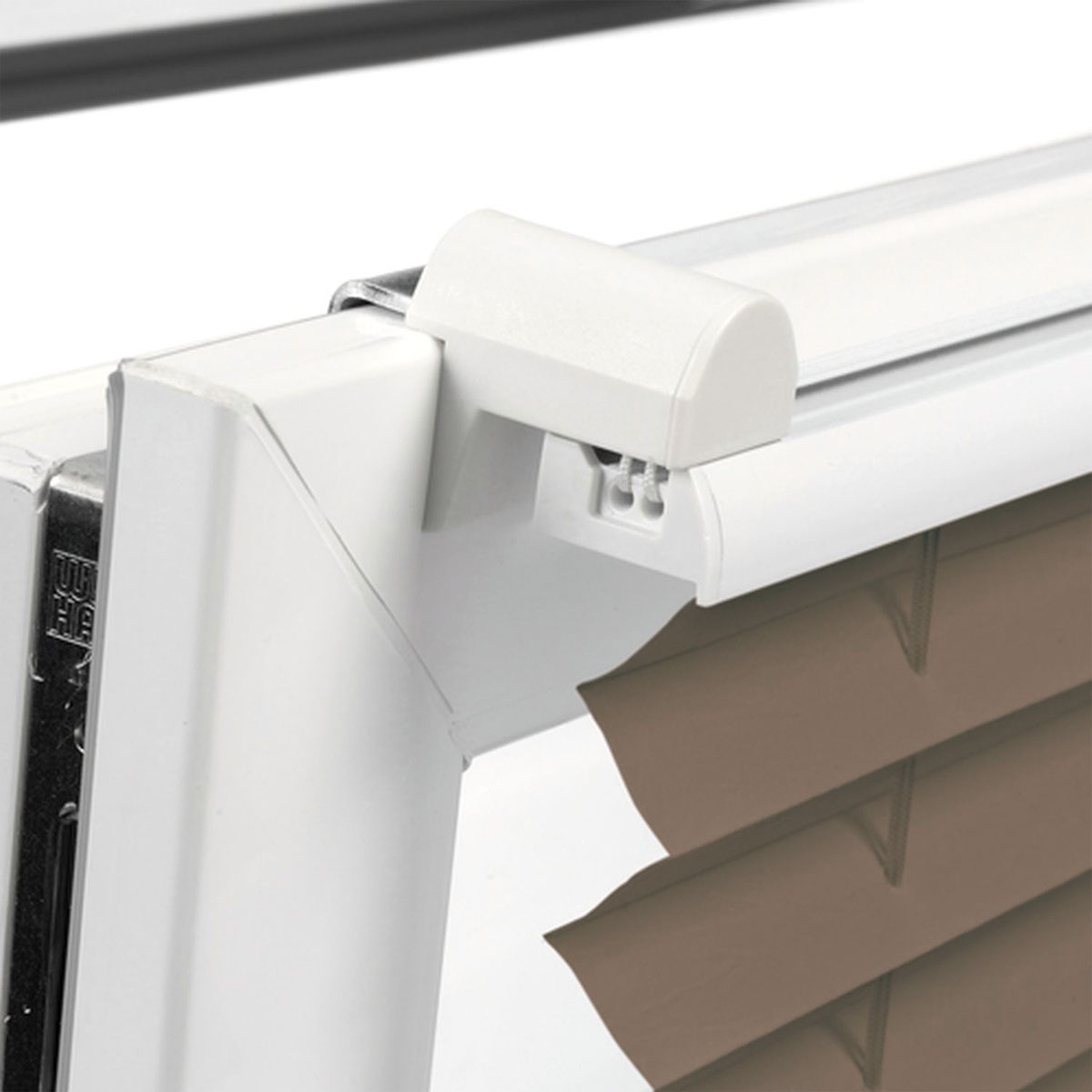 Gardinia Plissee EasyFix mit 2 Bedienschienen 60 x 130 cm taupe Bild 3