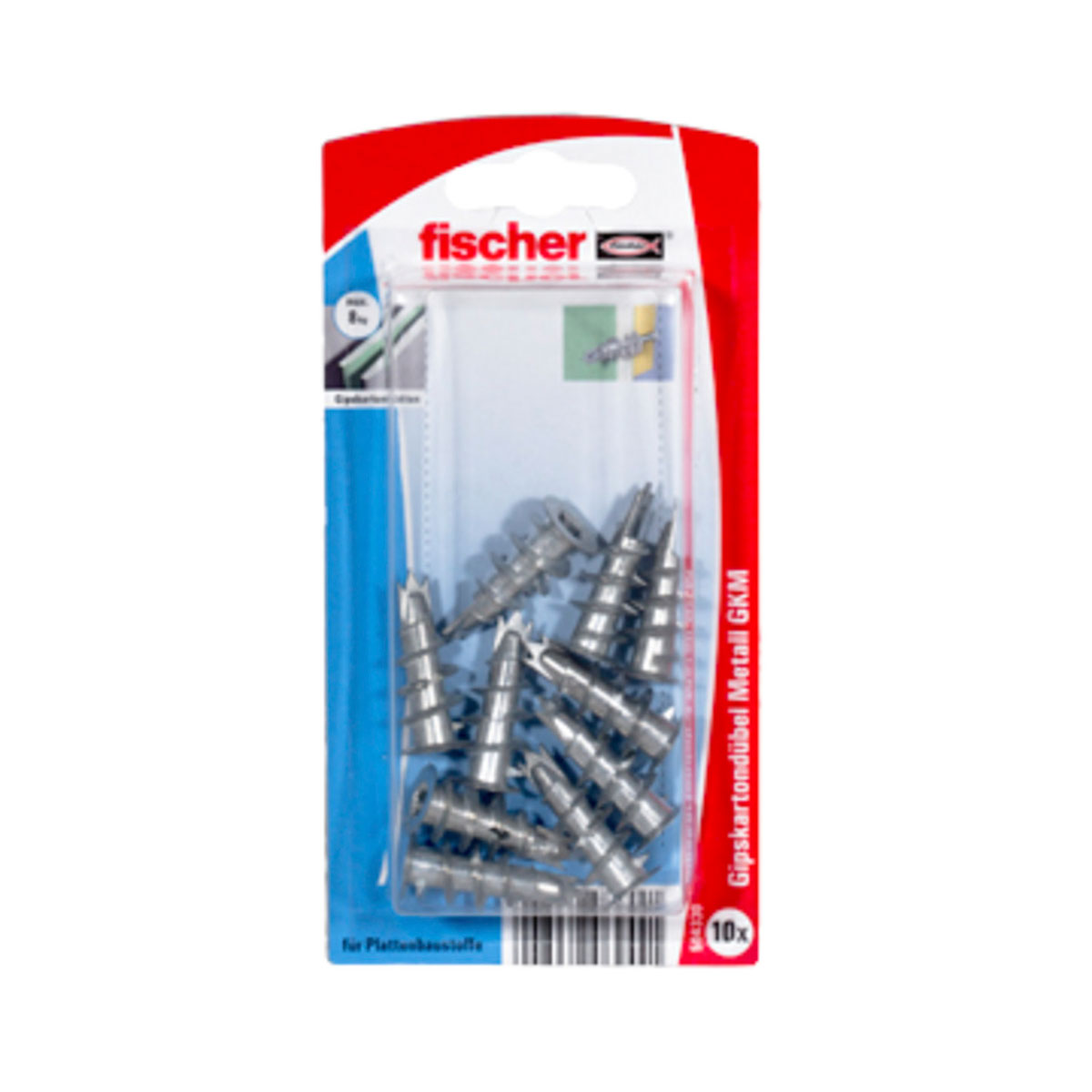 Fischer  Gipskartondübel GKM Metall 10 Stück
