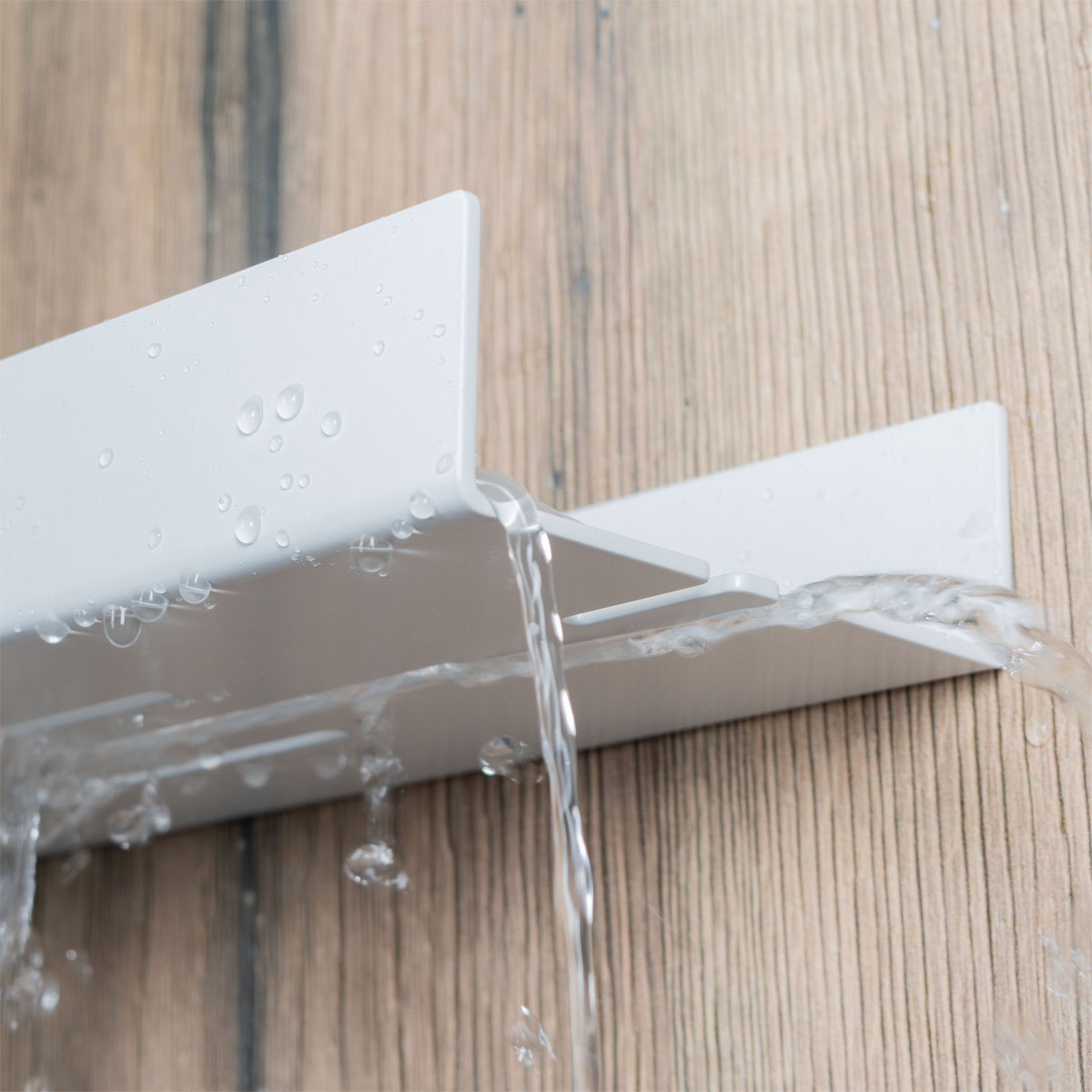 Schulte  Duschablage zum Kleben Größe S Edelstahloptik Bild 5