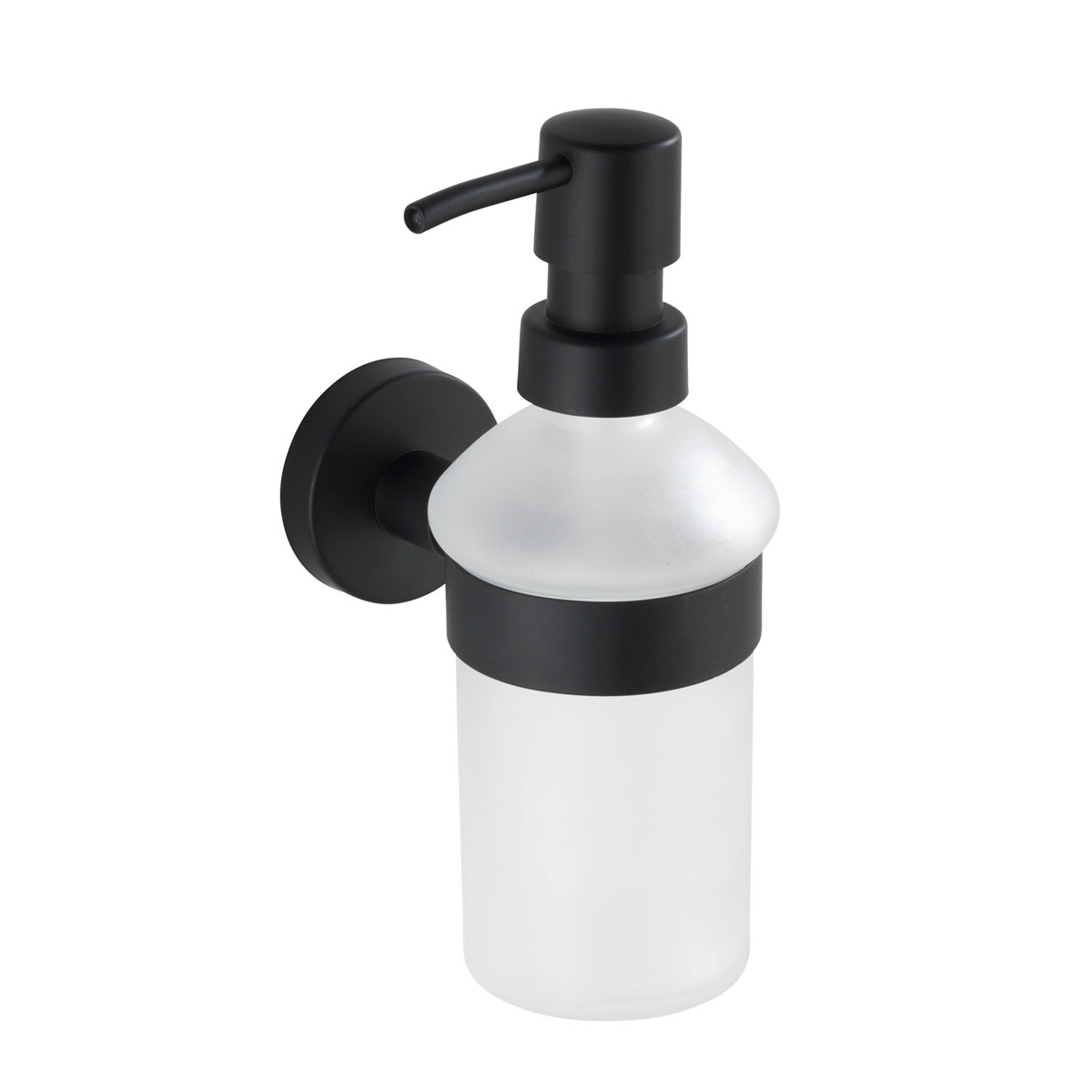Wenko Seifenspender Bosio schwarz ca 200 ml