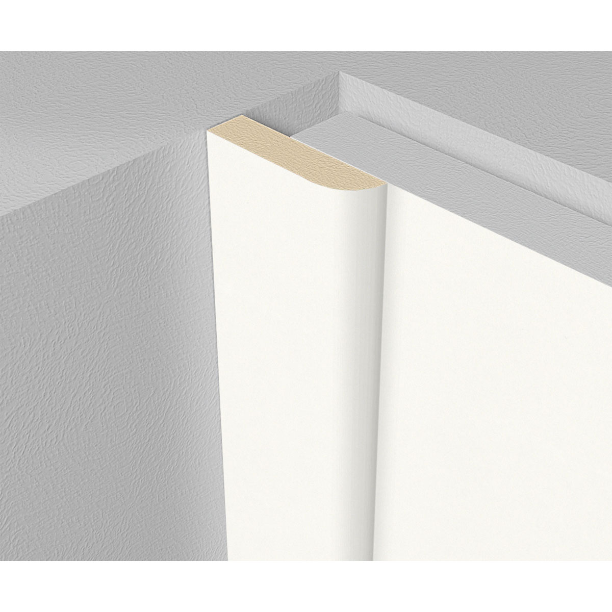 Abdeckleiste weiß Hochglanz 2,6 m Bild 2