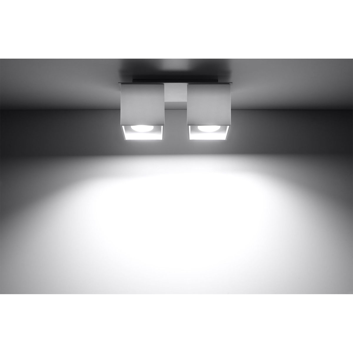 Sollux Lighting Deckenleuchte Quad 2 Spots weiß | 2 | weiß | K000057916