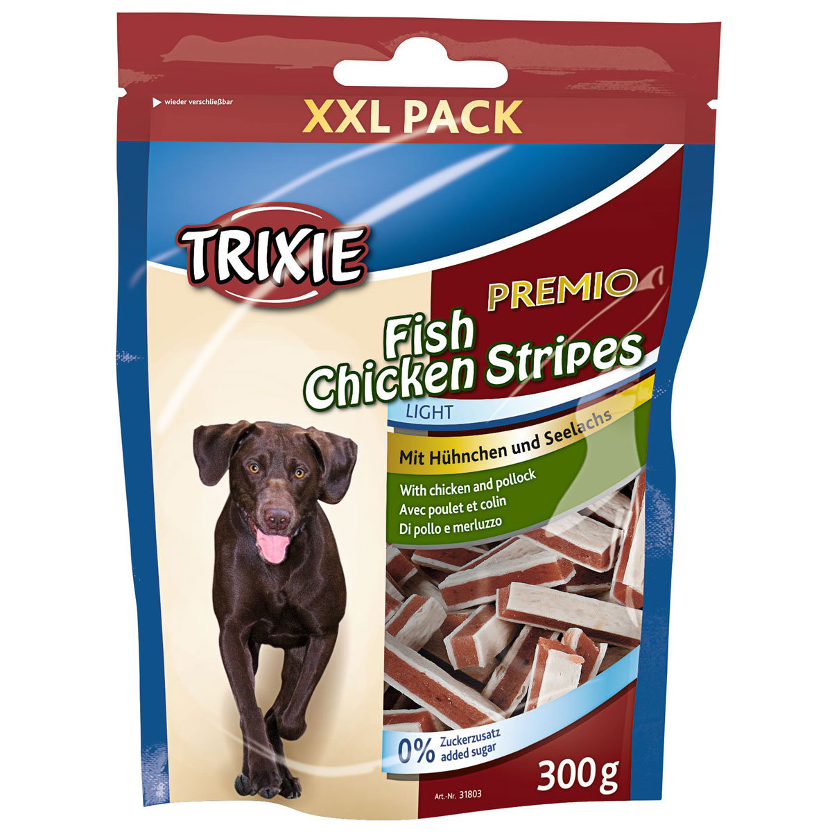 Trixie Premio Fish Chicken Stripes XXL-Pack 300 g