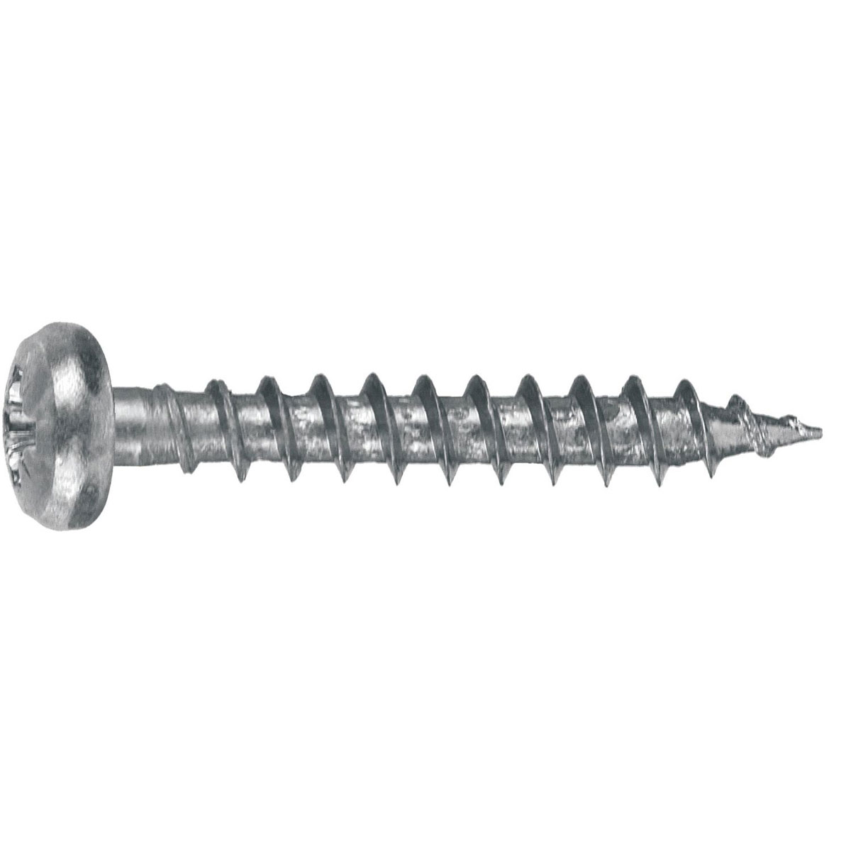 Connex Universalschraube A2 3,5 x 20 mm Rundkopf mit Vollgewinde