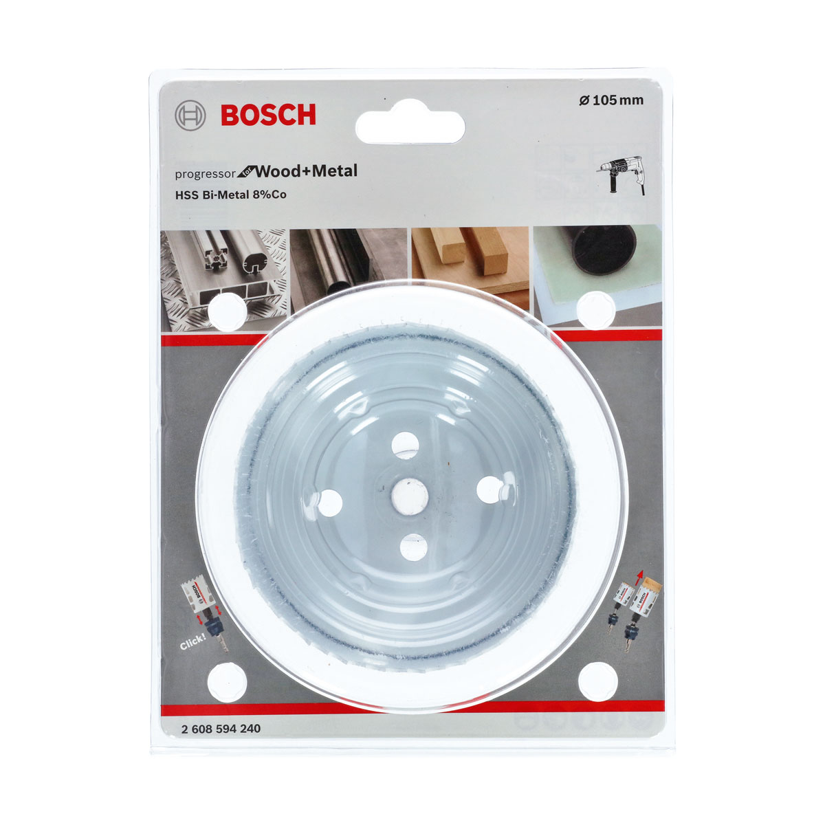 Bosch Professional   Lochsäge Progressor für Holz und Metall 114 mm Bild 2