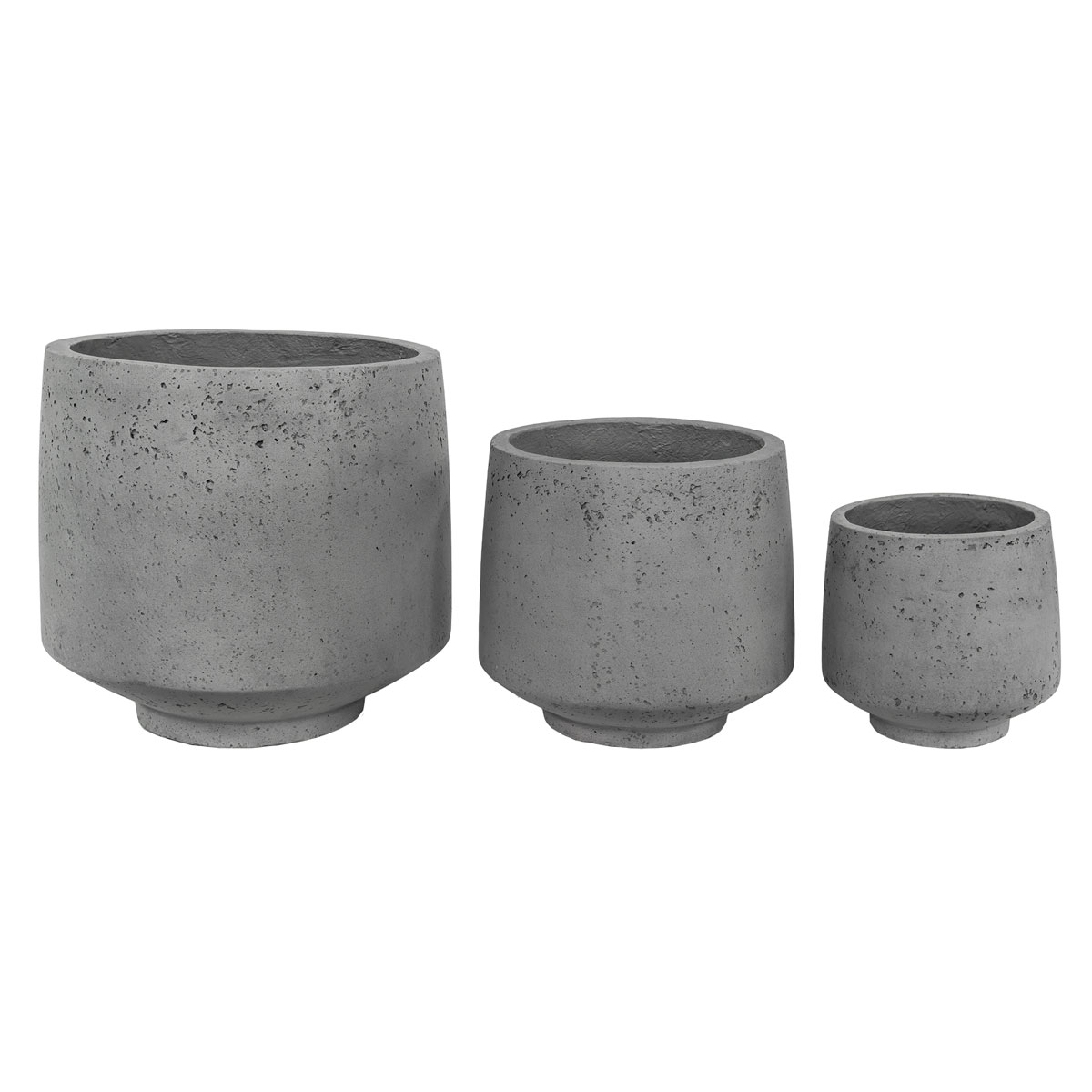 Haveson Pflanztopf PORES grau 42 x 42 x 38 cm Bild 4