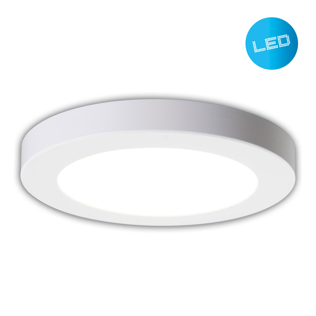 Naeve LED DL Bonus Metall/KS weissLxBxH: 16,5x16,5x1,5cm Bild 2