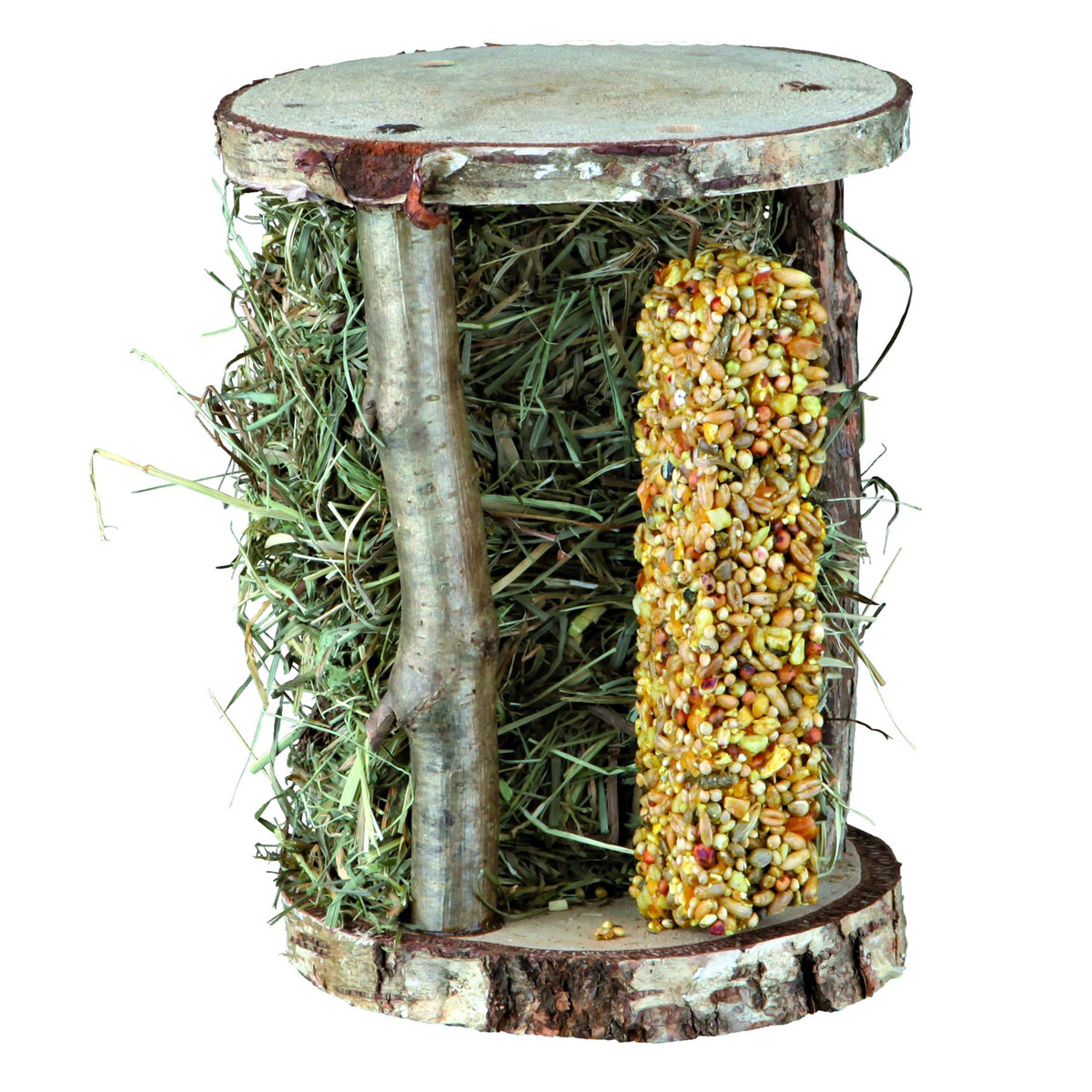 Trixie Holzturm HeuKnusperstange 13 x 17 x 13 cm