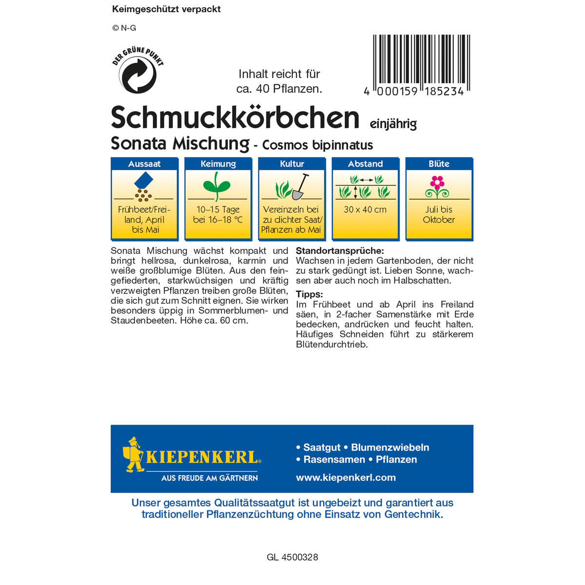 Kiepenkerl Cosmos Sonata Mischung Bild 2