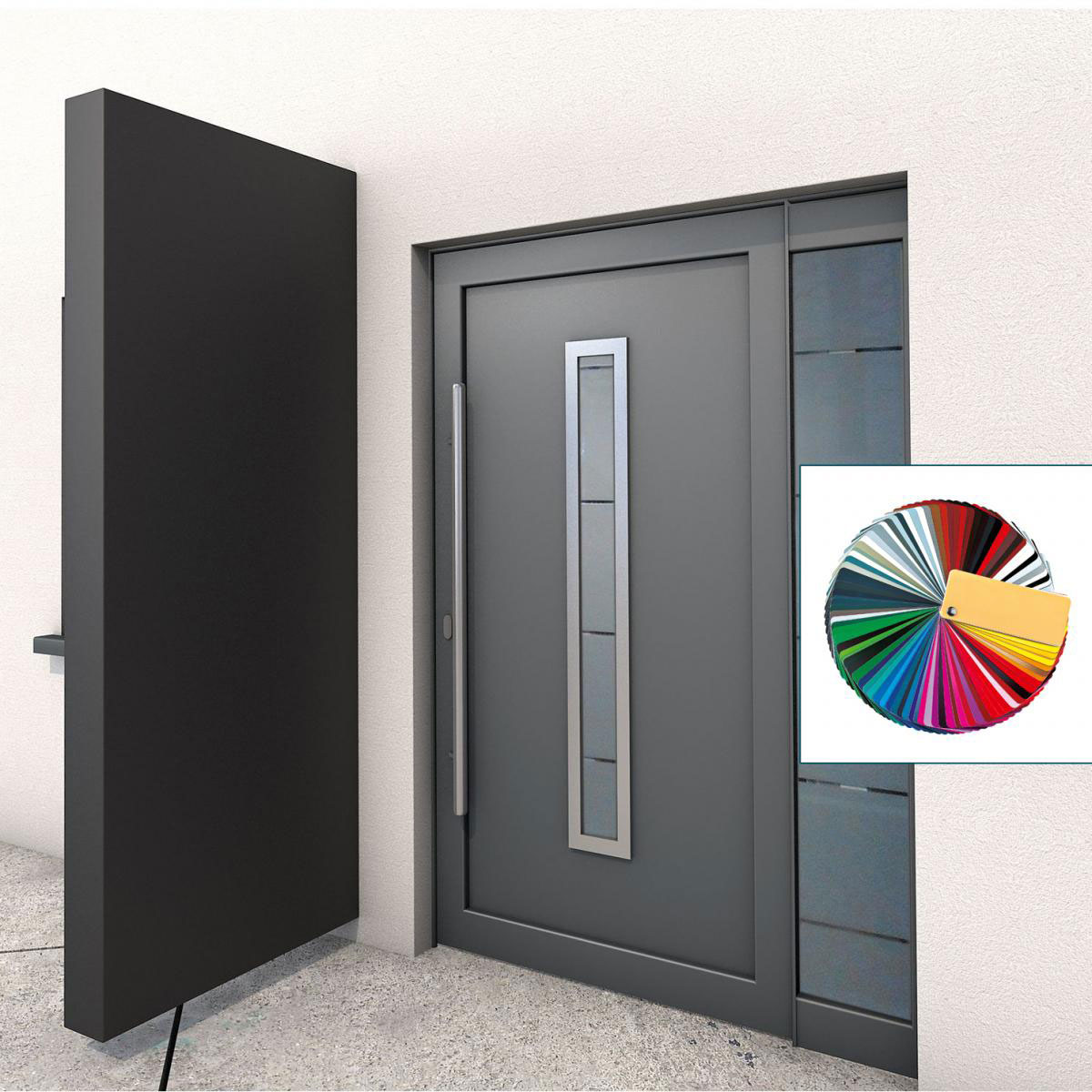 Durabil Sonderfarbe-Seitenteil BS 14,5 x 90 x 220 cm Farbe RAL auf Kundenwunsch