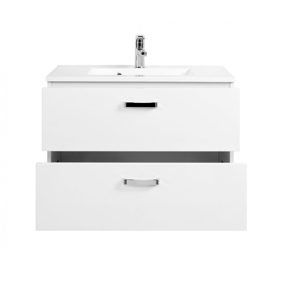 HELD Waschtisch 80 weiß 2 Ausz&uumlge Bild 2