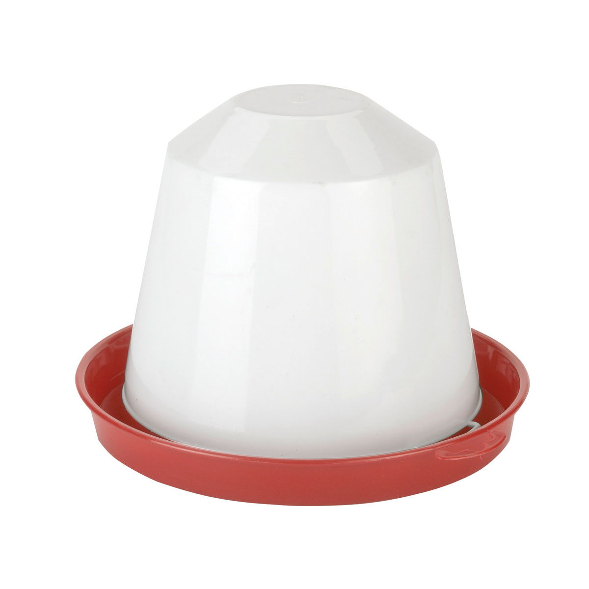 Geflügel-Tränke 3,5 L weiß-rot