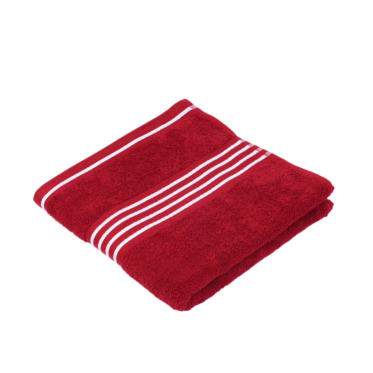 Gözze Frottier-Handtuch Rio 50 x 100 cm rot vollfarbig Bild 1