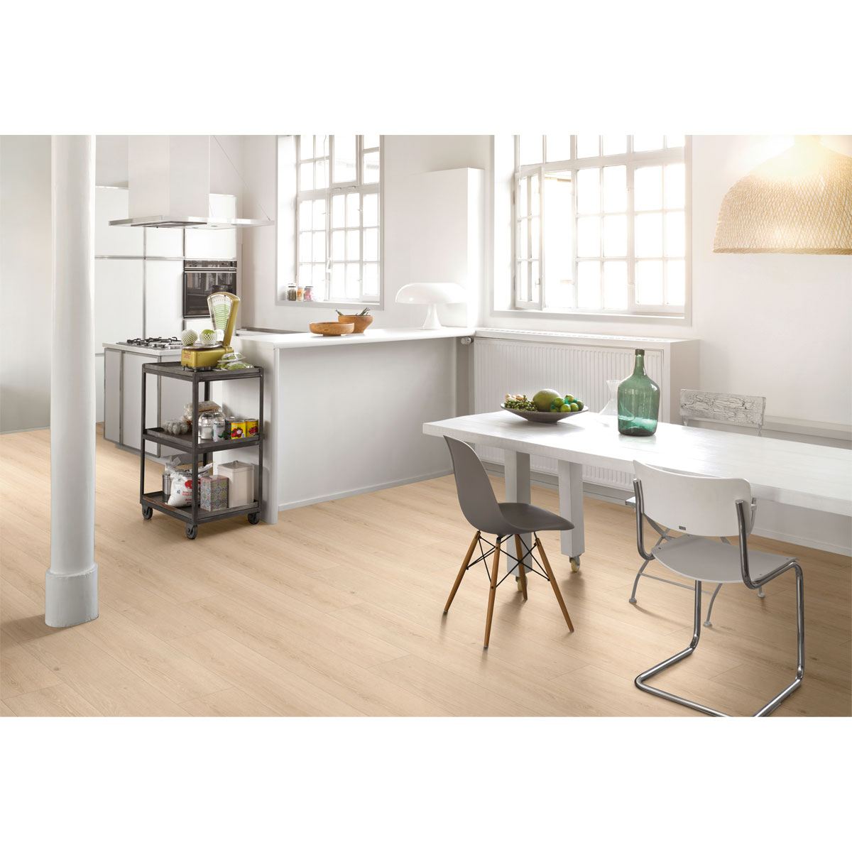 Parador Vinylboden Basic 5.3 Studioline geschliffen gebürstete Struktur 22,5 x 120,9 cm Bild 3