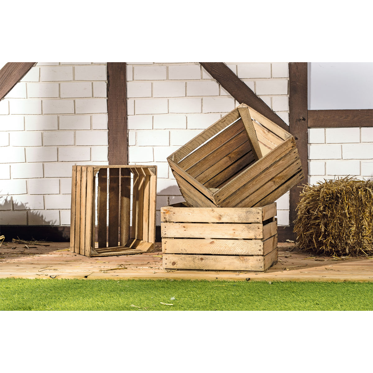 Obstkiste gebraucht 50 x 40 x 30 cm Bild 3