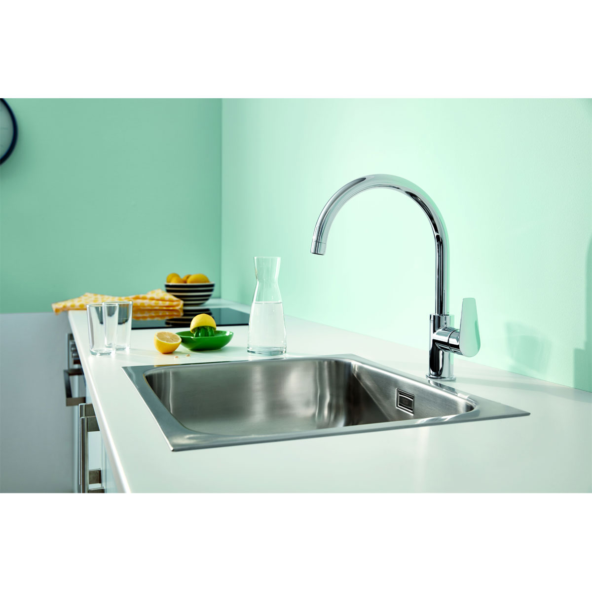 Grohe Einhand-Spültischbatterie Start Edge 360 schwenkbar verchromt Bild 2