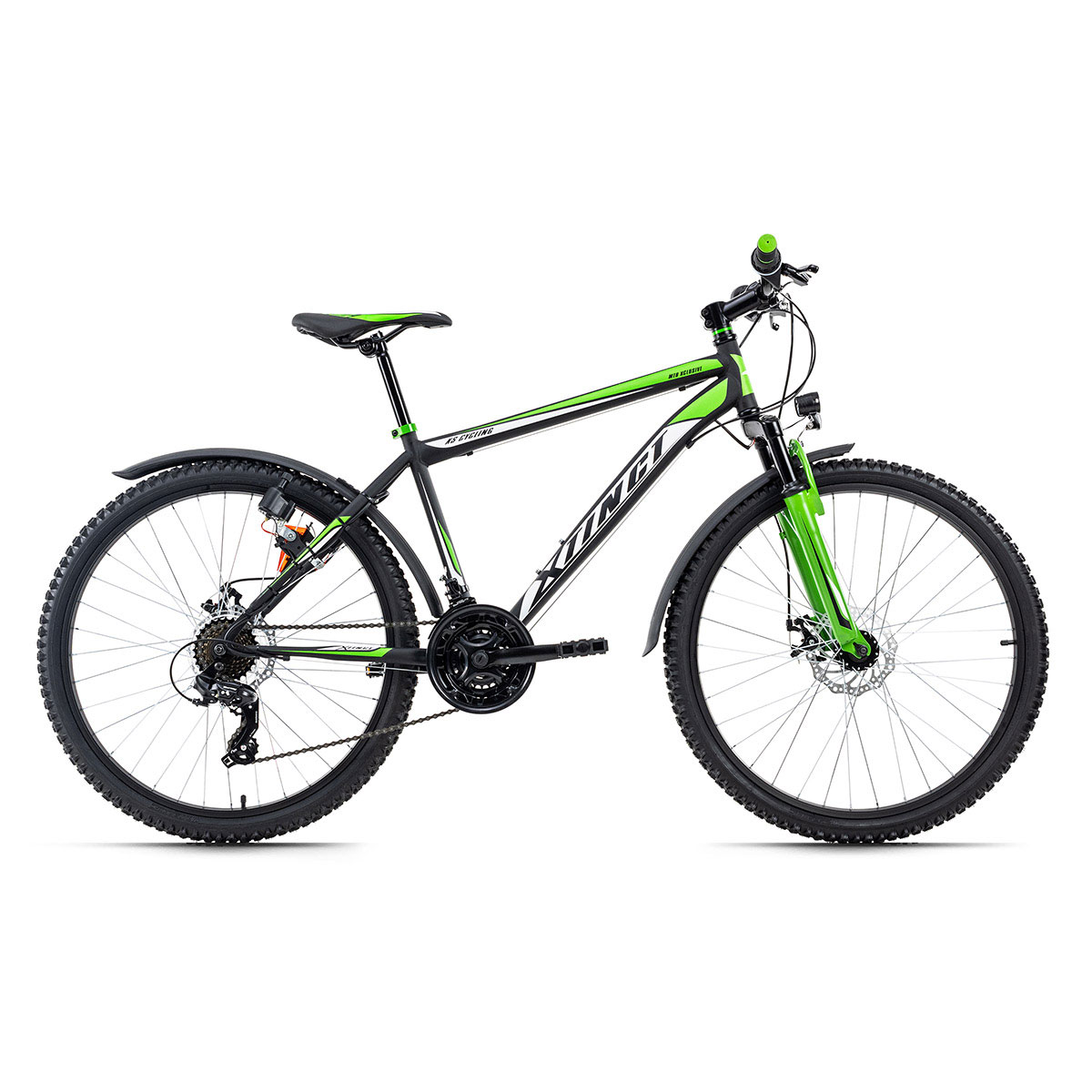 KS Cycling All-Terrain-Bike Xtinct Hardtail 50 cm schwarz-grün