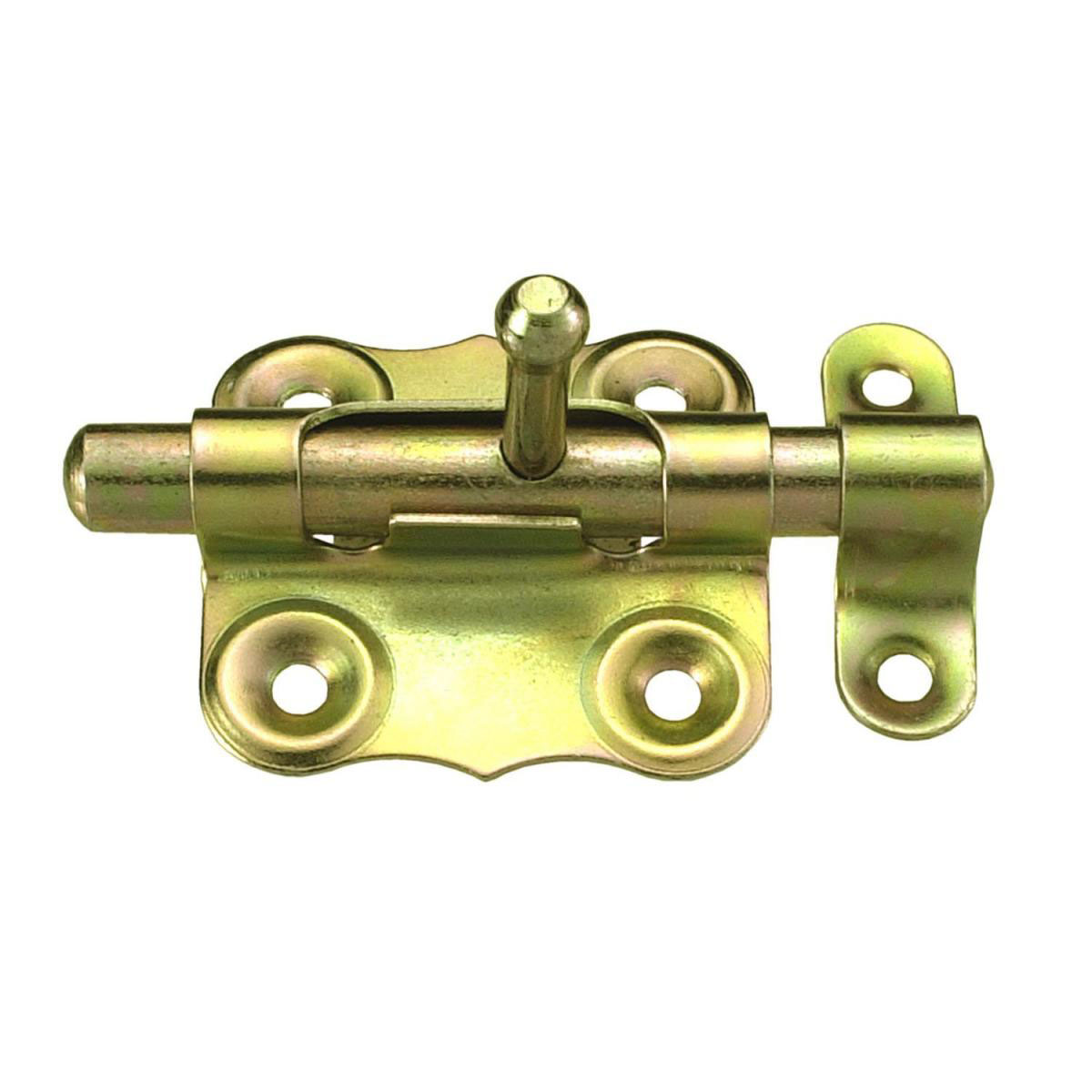 Connex Grendelriegel 4 x 4 cm verzinkt gelb