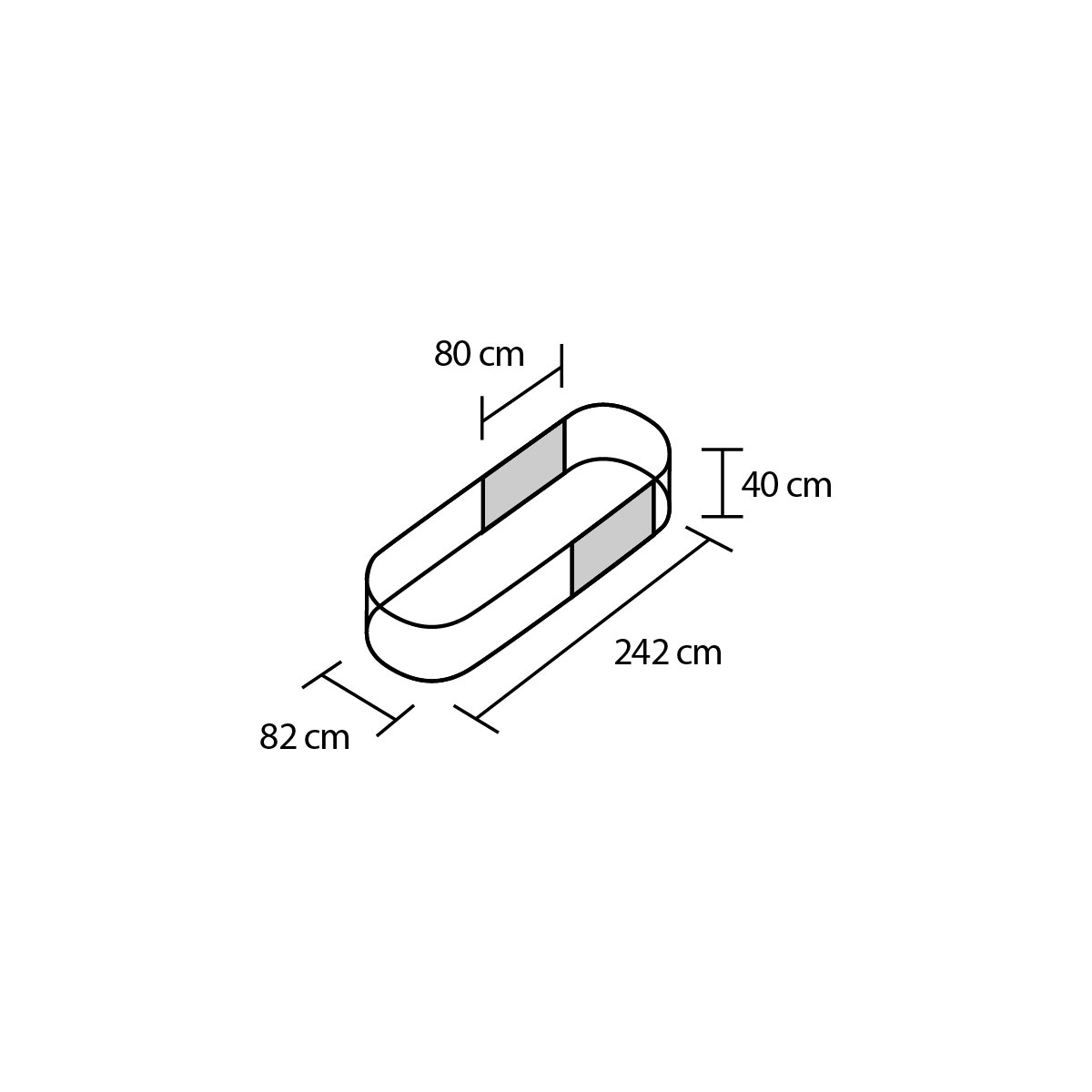 Vitavia  Erweiterung stretched 401 rubin Bild 6