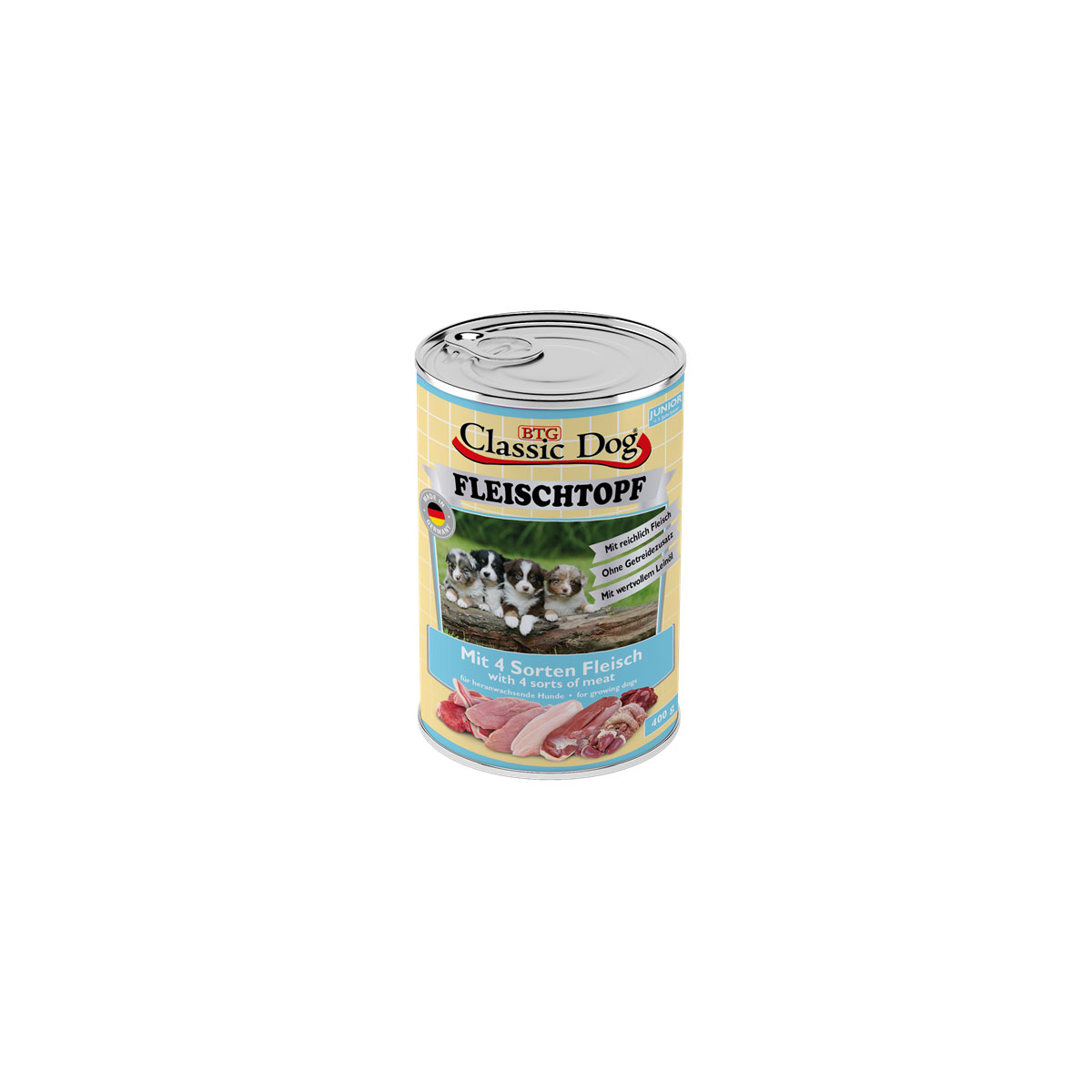 Classic Dog Fleischtopf Junior 400g Dose