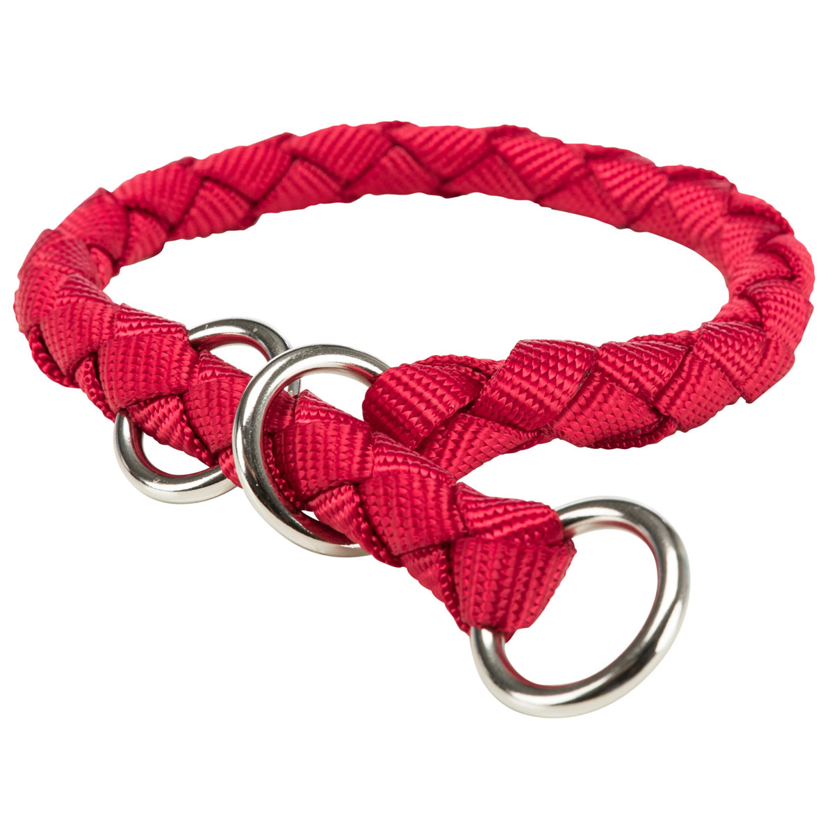 Trixie Zug-Stopp-Halsband Cavo Größe S 30-36 cm 12 mm rot