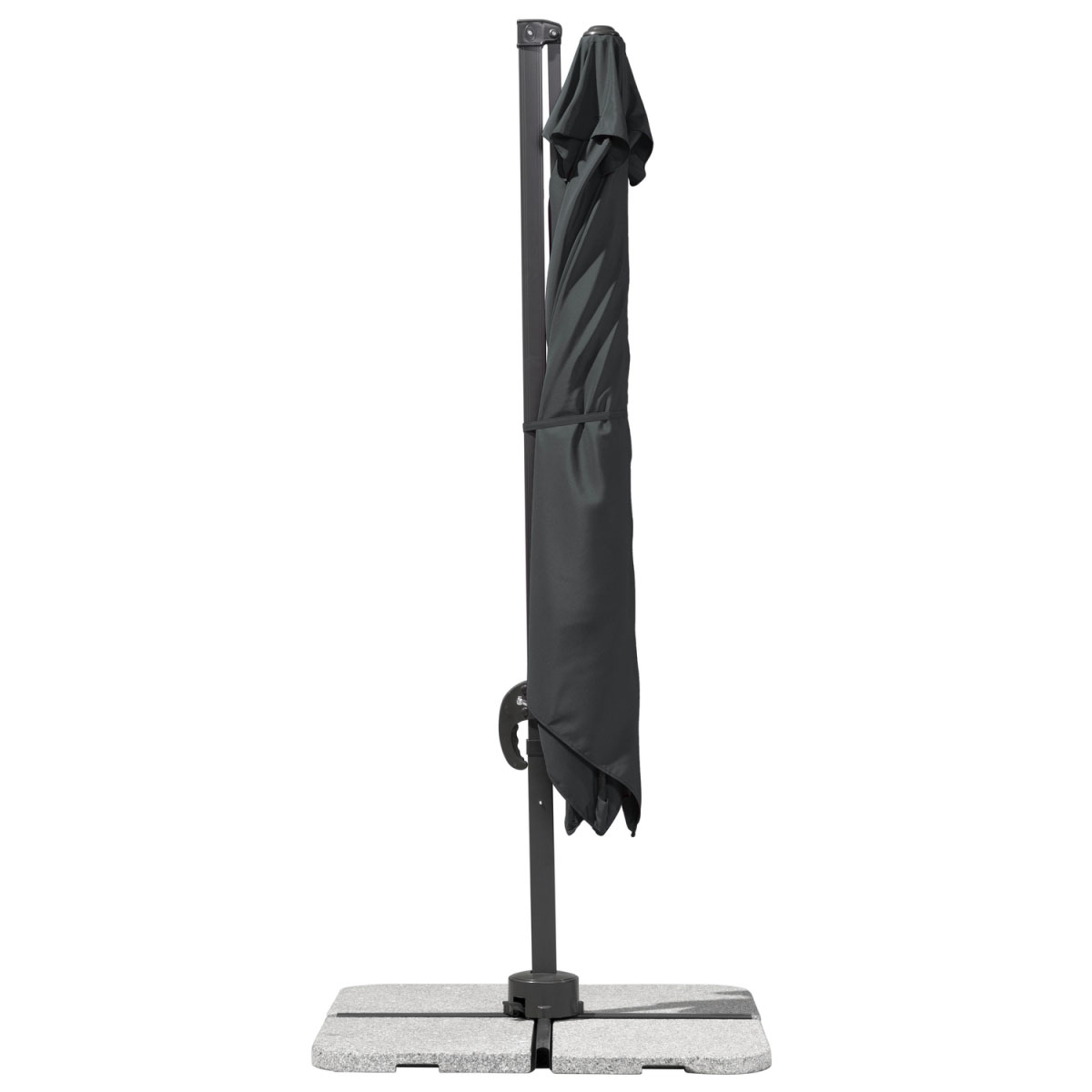 Schneider Schirme Sonnenschirm Rhodos Junior 270 x 270 cm Anthrazit Bild 4