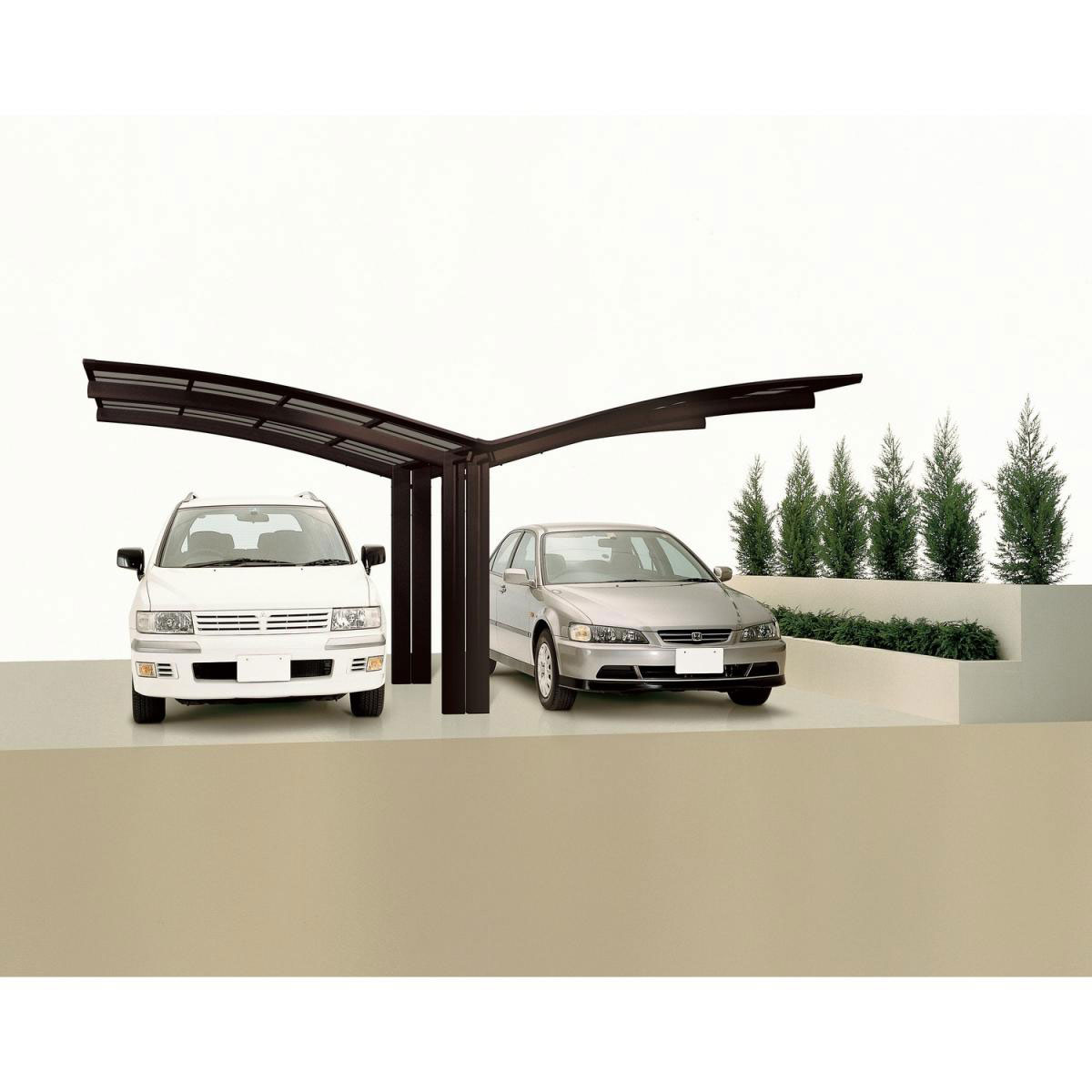 Ximax Carport Alu Portoforte 80 Schwarz Y-Ausführung Bild 2