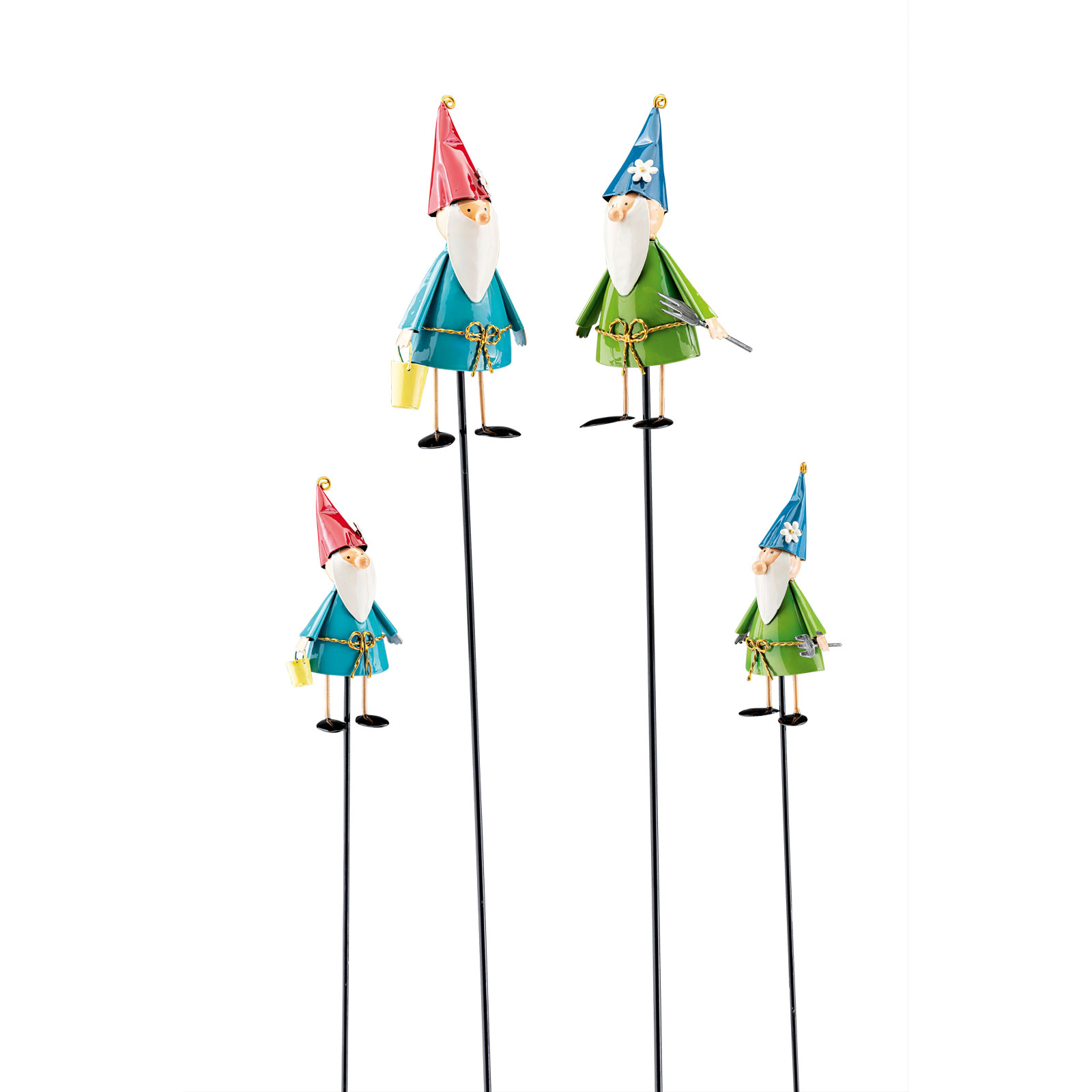 Haveson Metallstecker Zwerg 68 cm mehrere Farben Bild 1