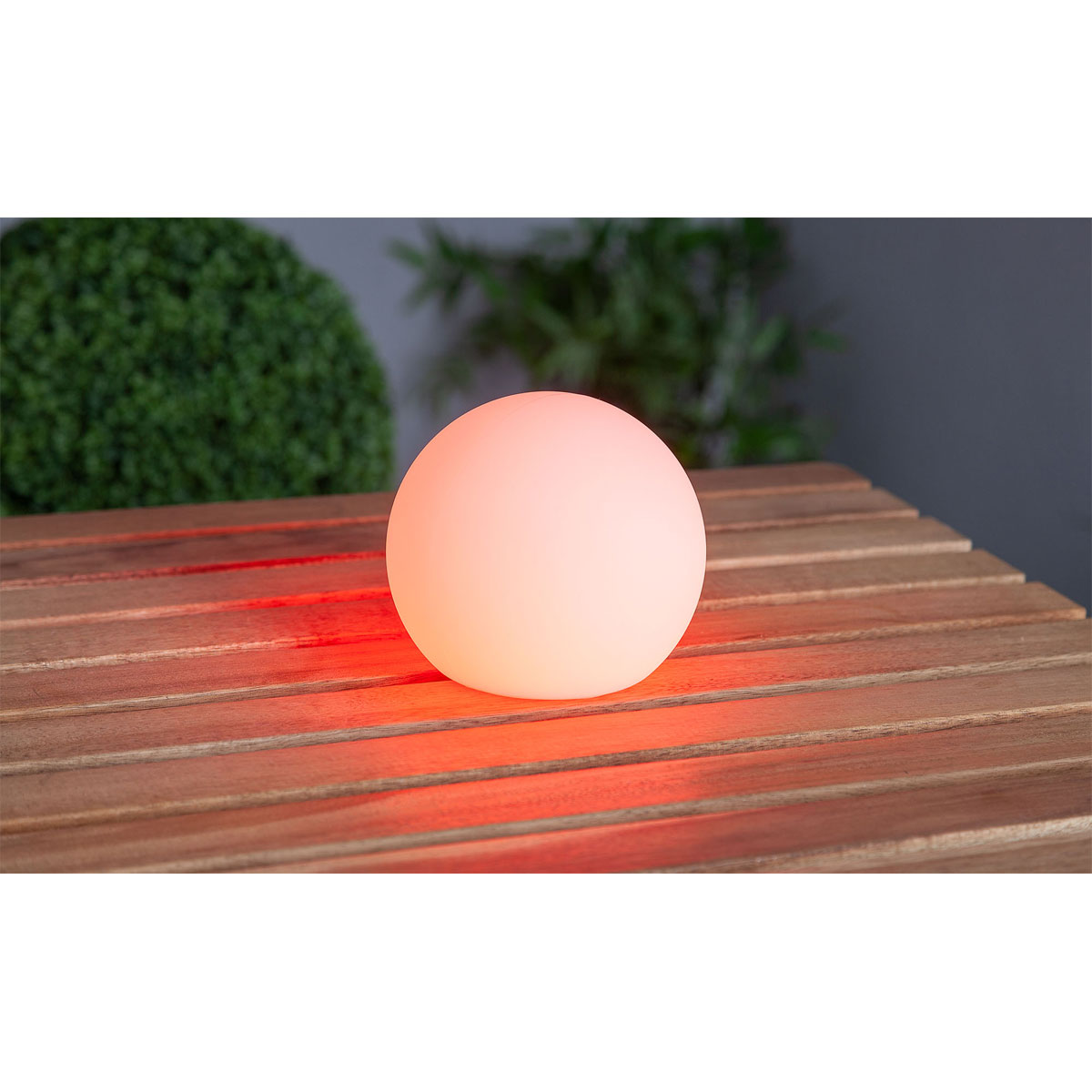 Flector Garten Akku LED-Kugelleuchte RGB-Farben Durchmesser 15 cm Bild 7