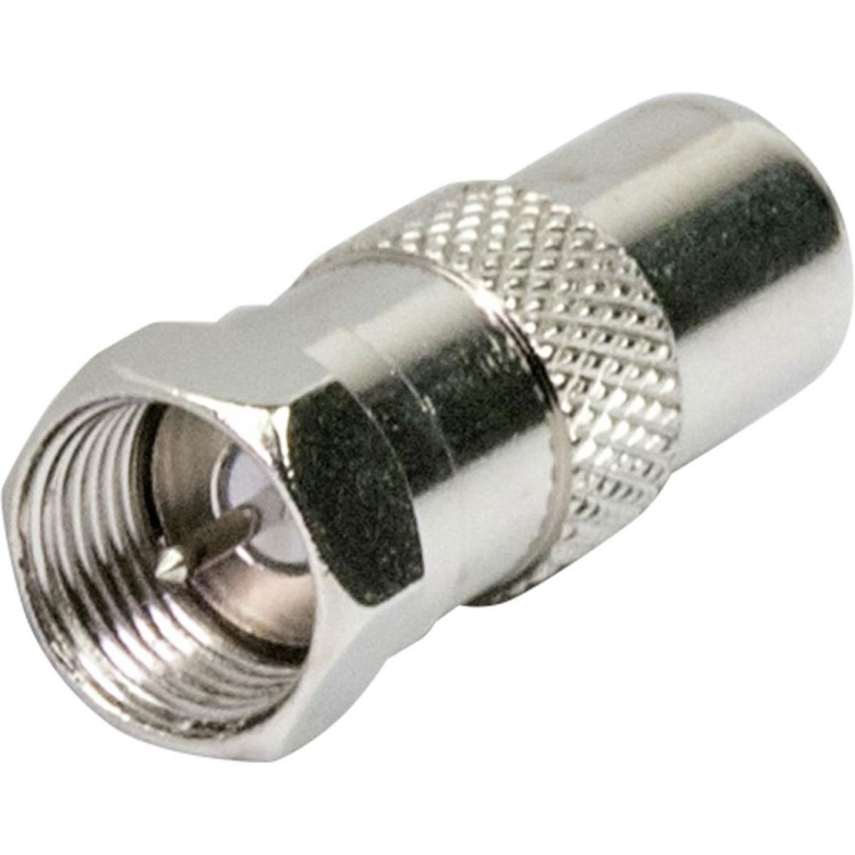 Schwaiger Adapter für IEC-Buchse/F-Buchse silber