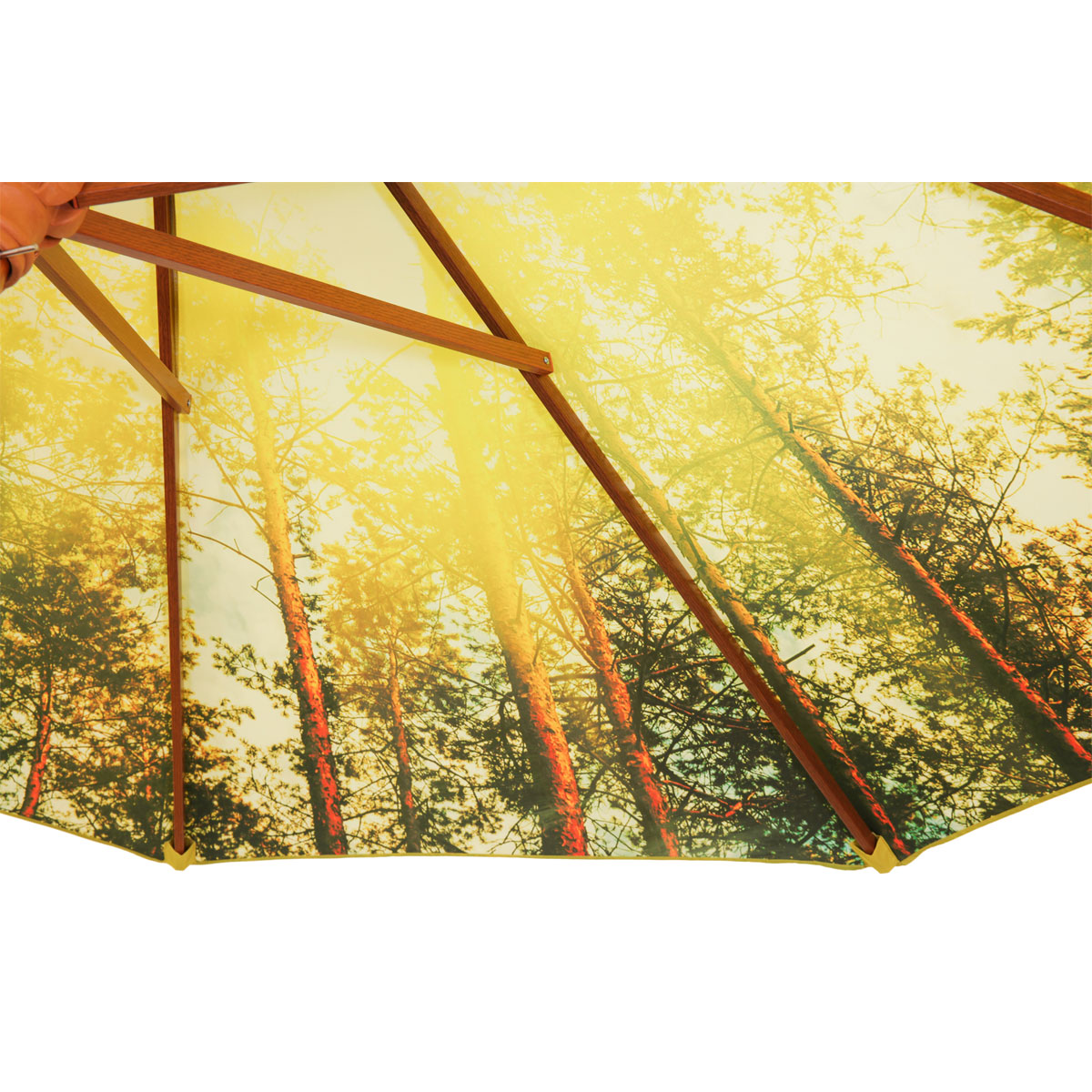 Schneider Schirme Sonnenschirm Malaga Durchmesser 300 cm Forest | sonstige  | 526254