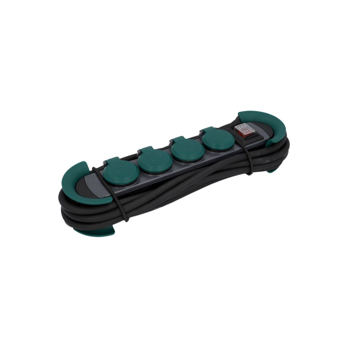 Unitec Außen-Steckdosenleiste 4-fach 3 m