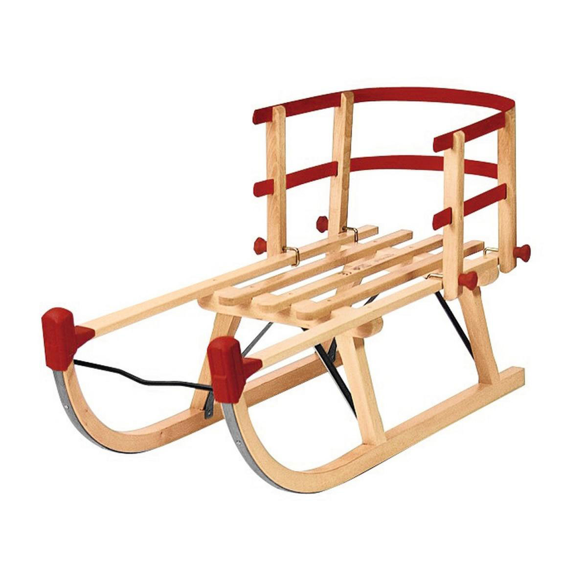 Kinderlehne für Holzschlitten Davos