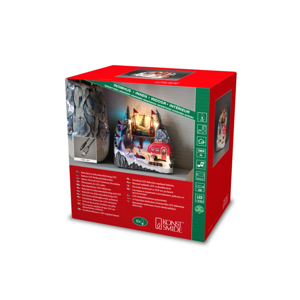 Konstsmide LED Szenerie Landschaft mit Wohnwagen Bild 5