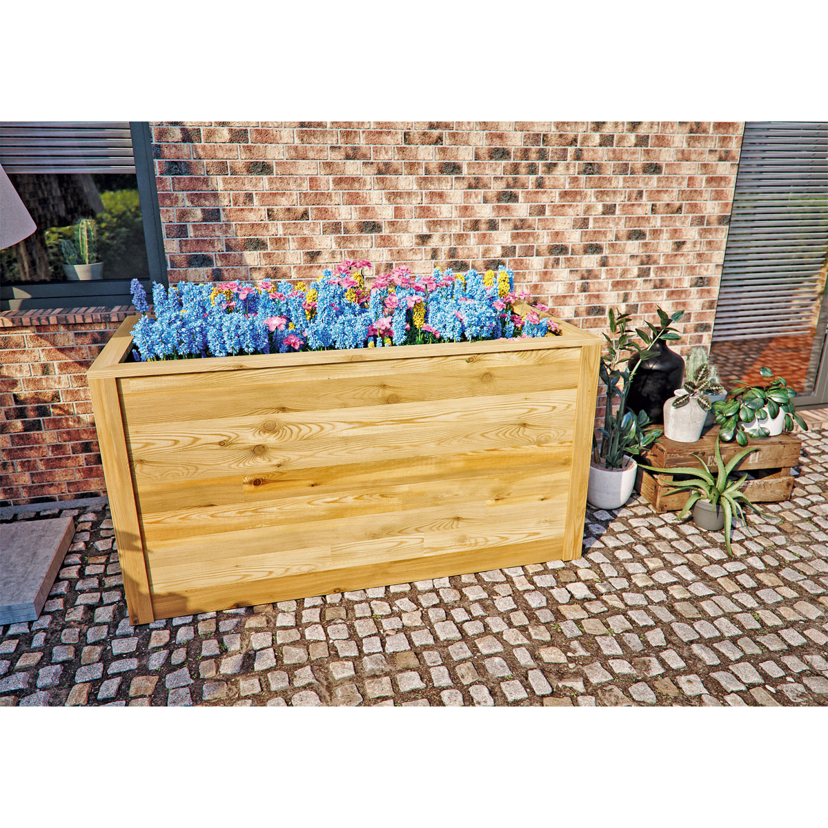 Hochbeet Douglasie unbehandelt 150 x 76 x 80 cm Bild 2