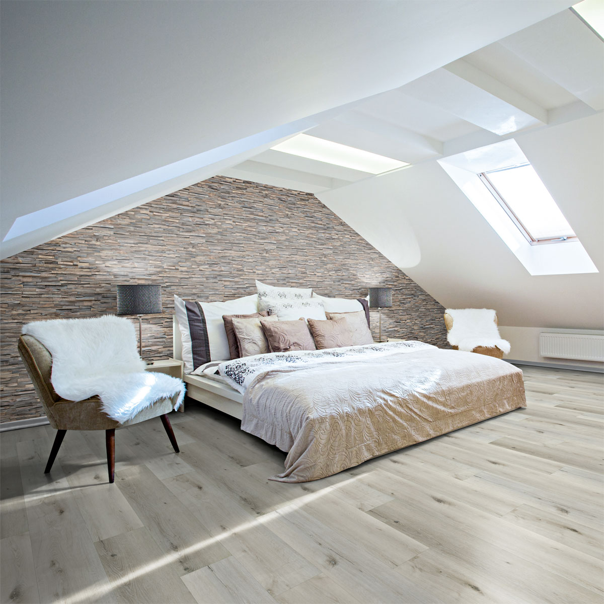 Indo Echtholz Wandverkleidung Teak Paneel Gun Smoked 10er-Set Bild 3