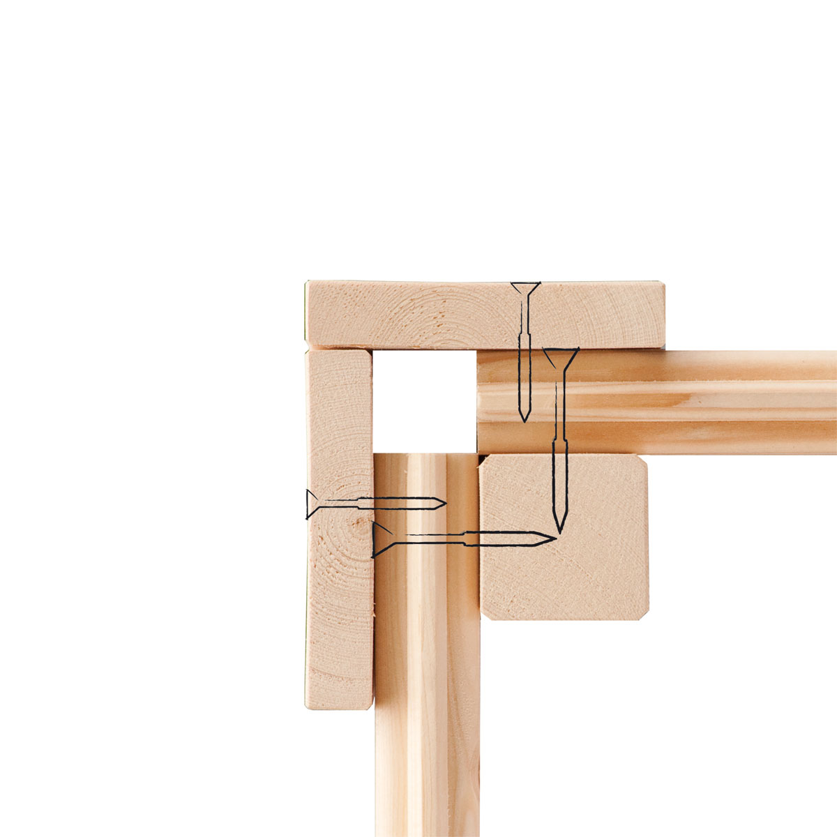 Karibu  Blockbohlenhaus Theres 3 naturbelassen mit 2 Dachausbauelementen Bild 7