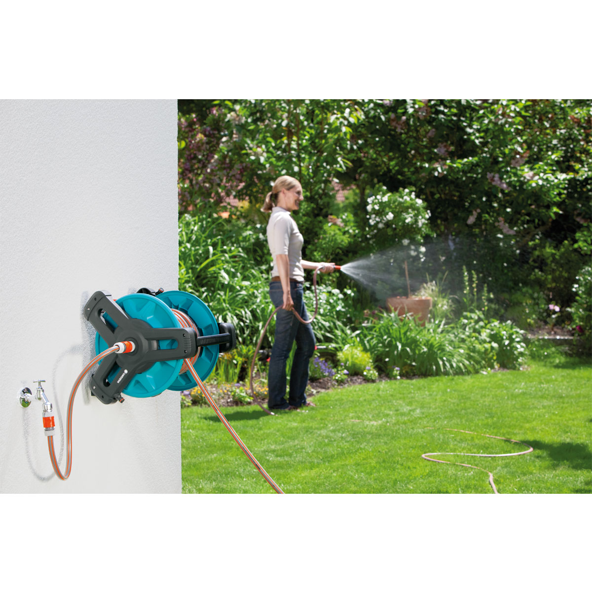 Gardena  Wand-Schlauchtrommel Classic 50 20 m Bild 2