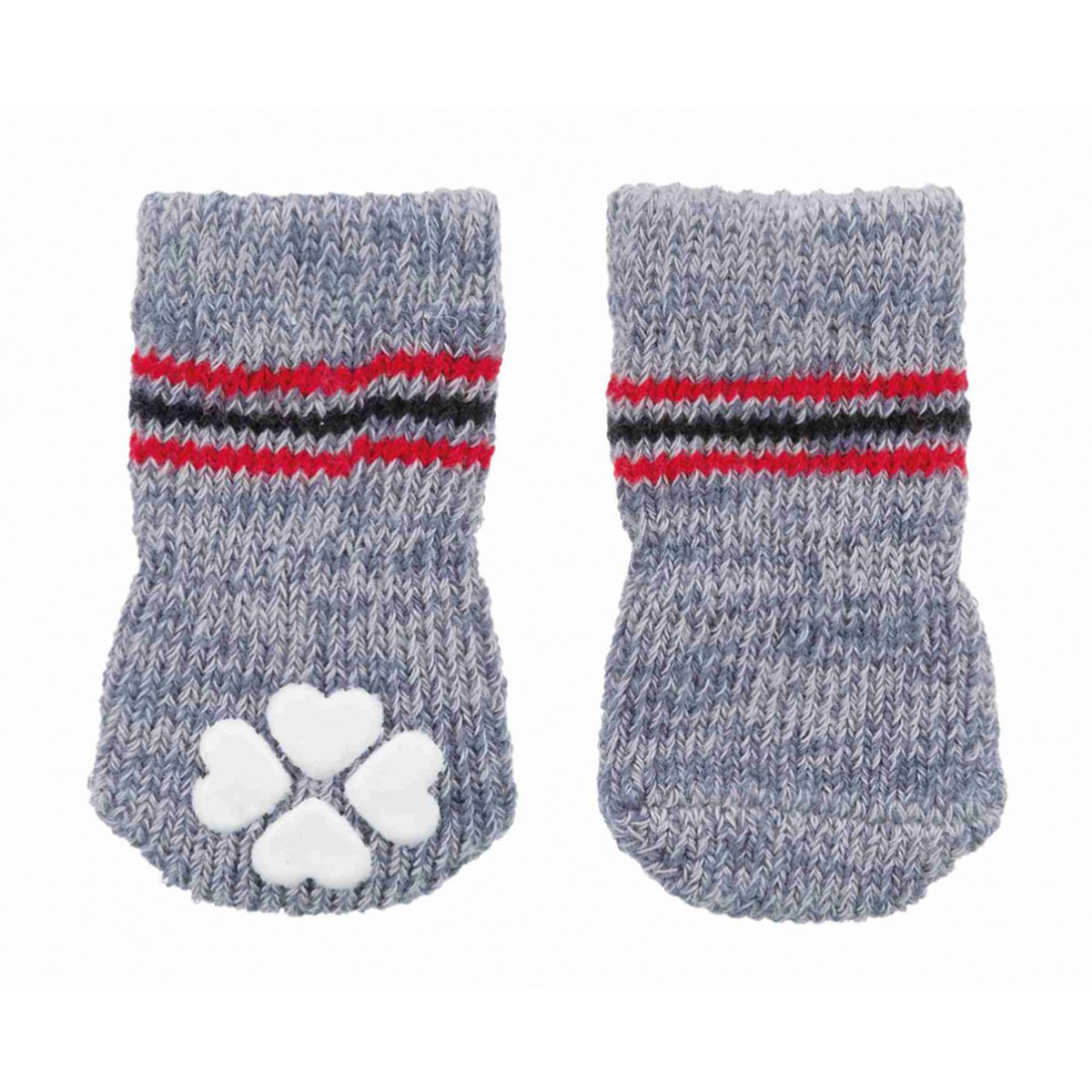 Trixie Anti-Rutsch-Hundesocken grau XXS-XS 2St.