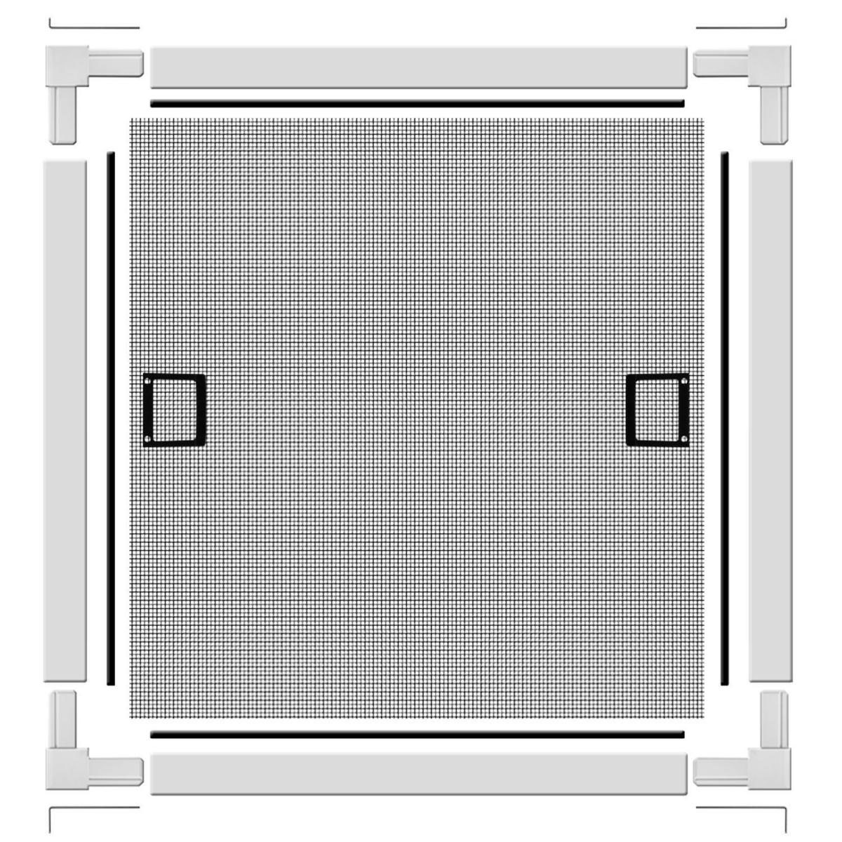 Schellenberg Insektenschutz-Fenster Premium 100x120cm weiß | weiß | 100x120  | 208438