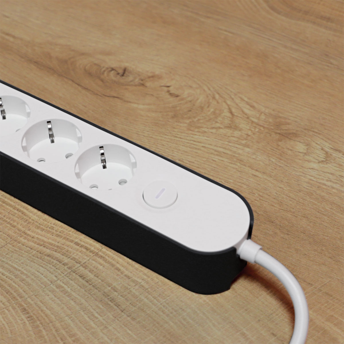 Steckdosenleiste GREENLINE weiß/anthrazit Bild 3